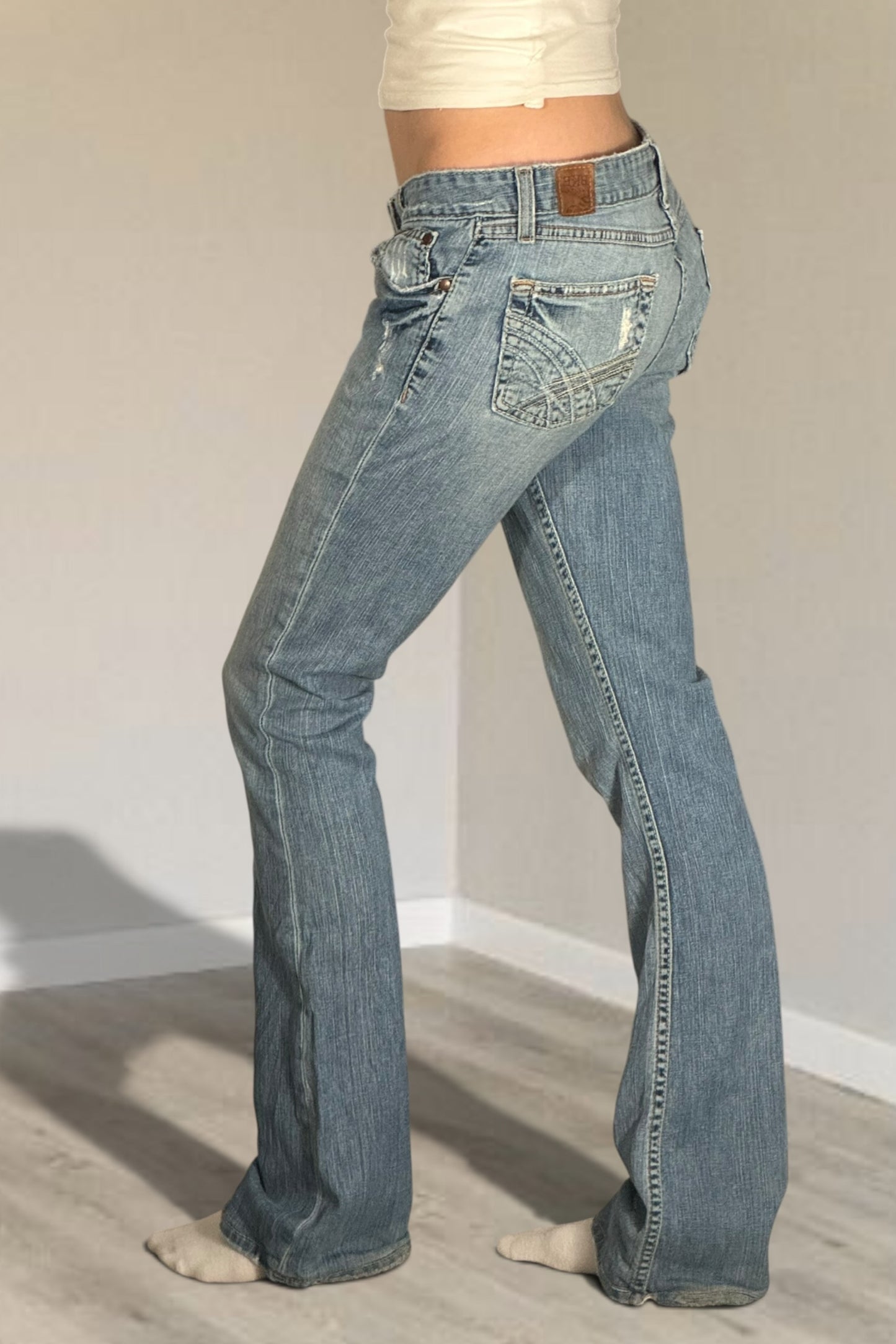 Lågmidjade jeans stl: S