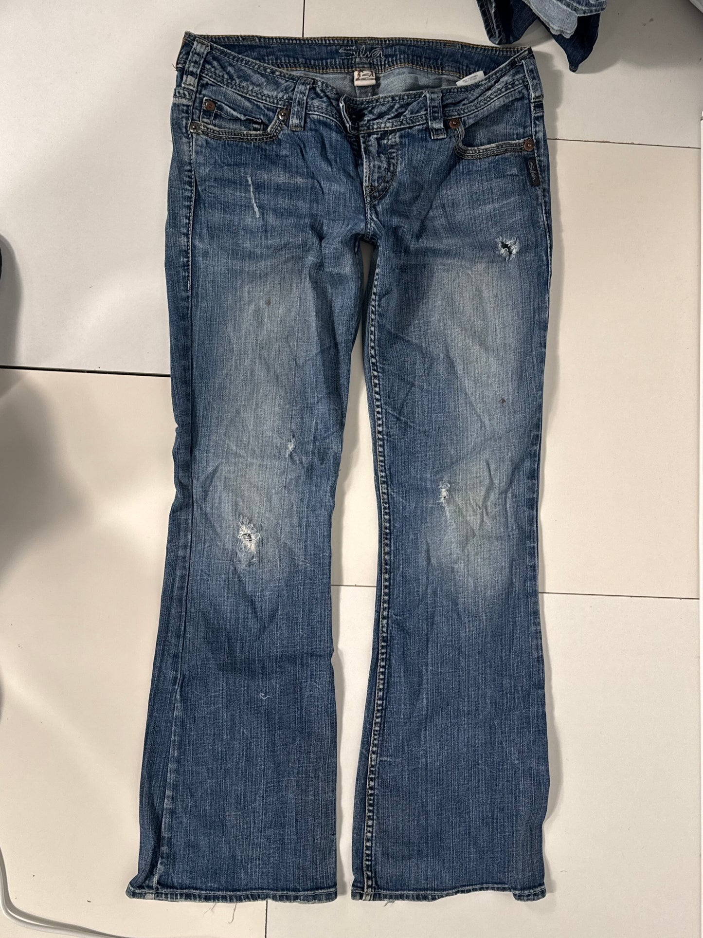 Lågmidjade jeans stl: M