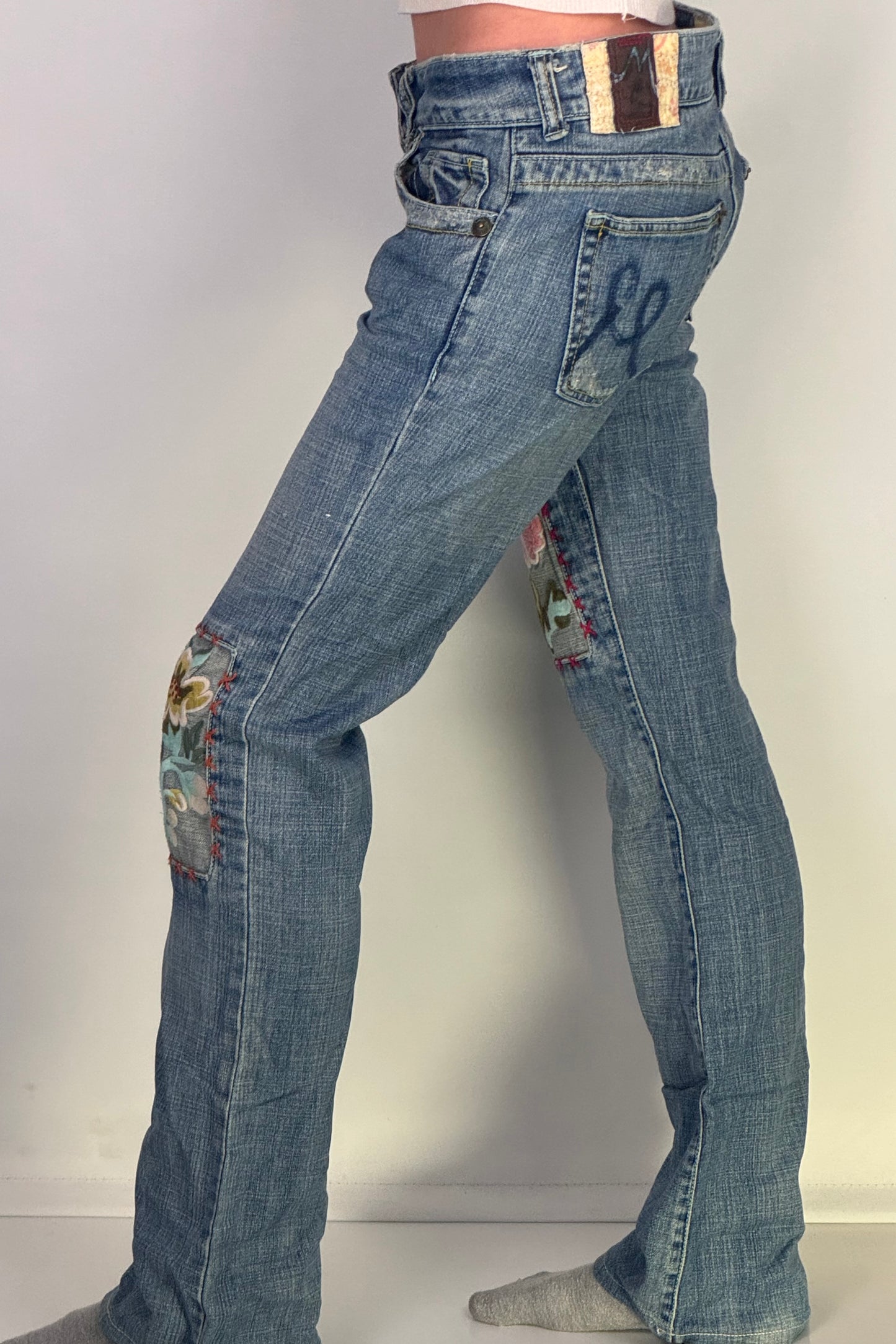 Lågmidjade jeans stl: S
