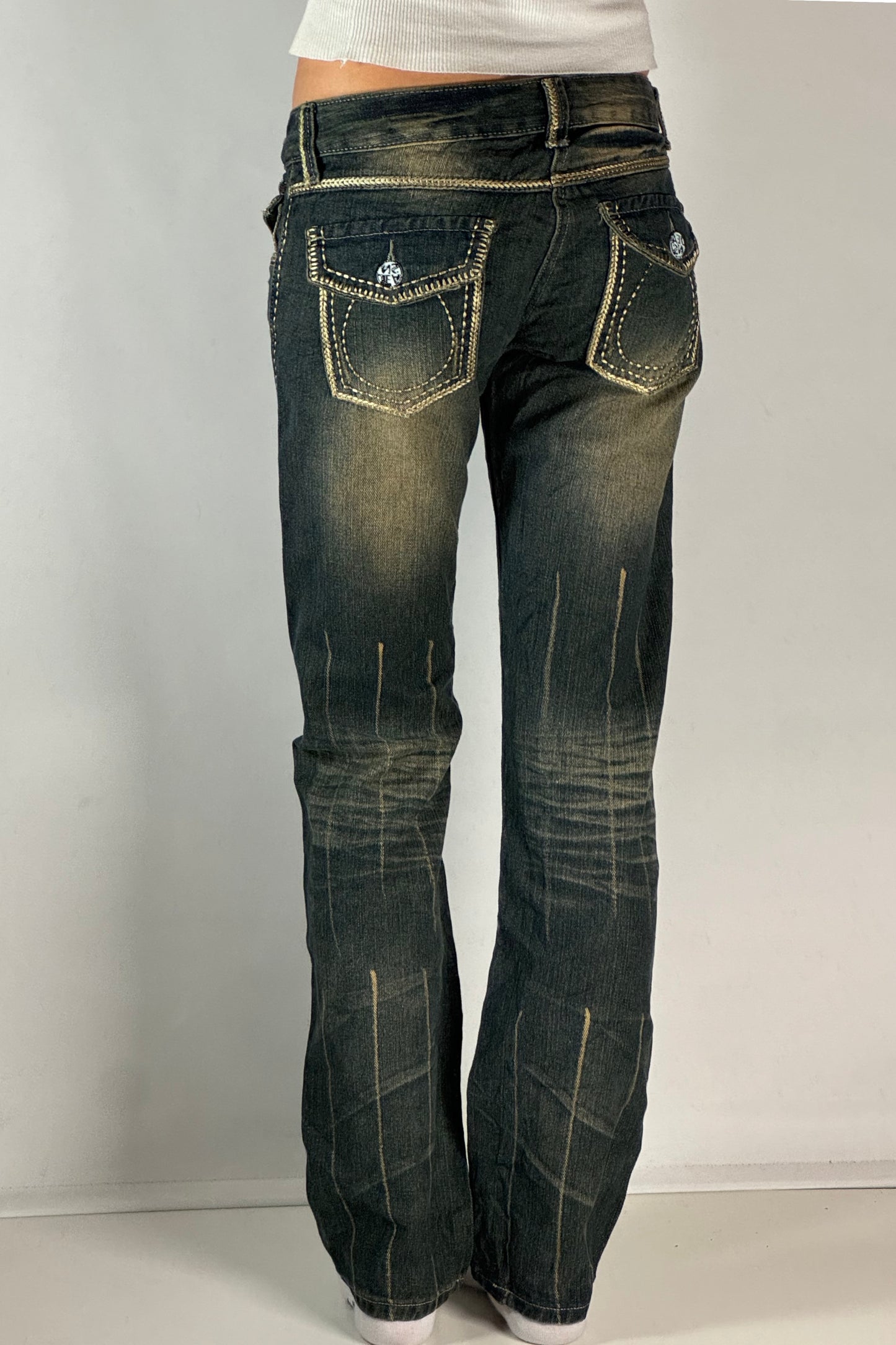 Lågmidjade jeans stl: XS