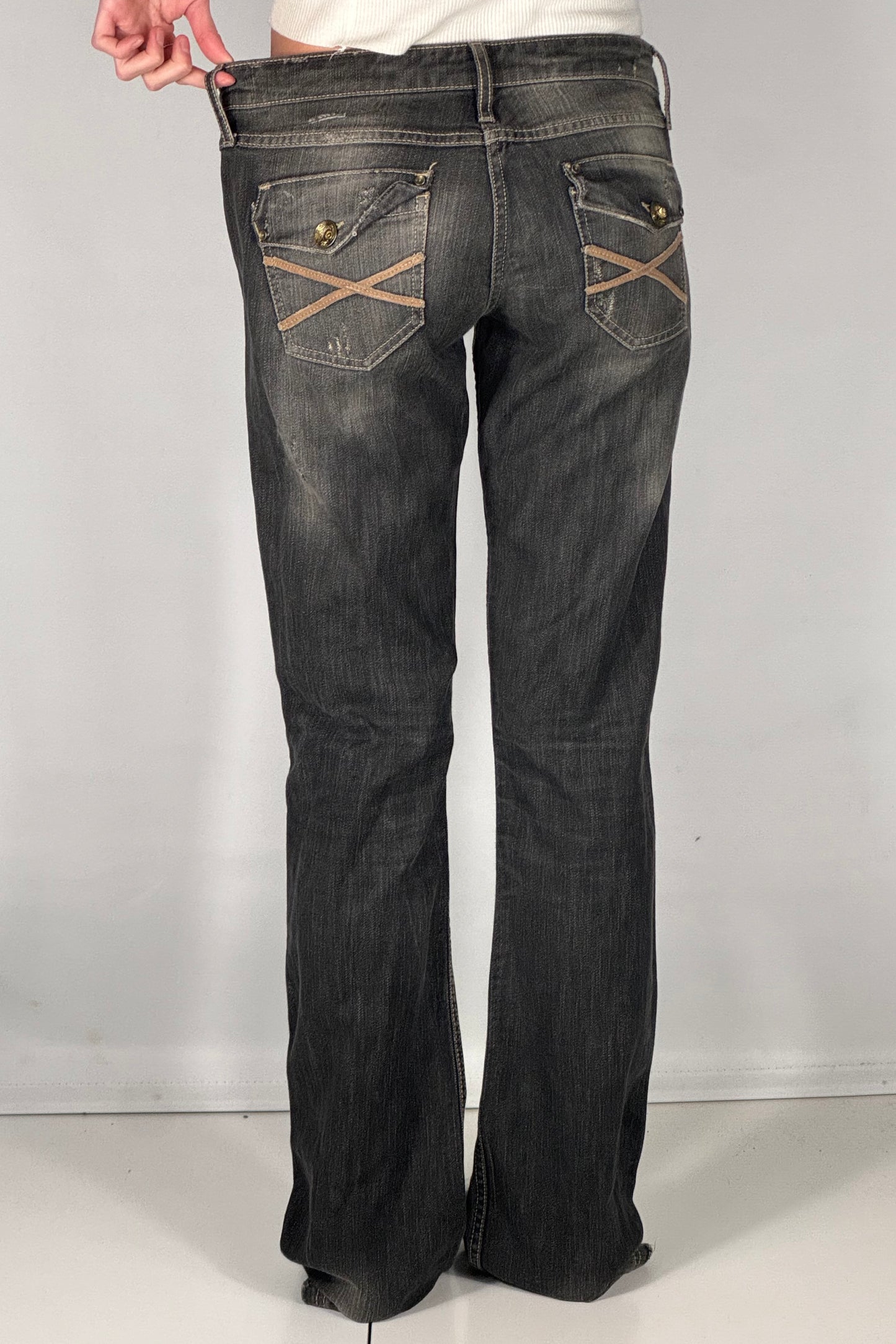Lavt liv jeans str: S/M