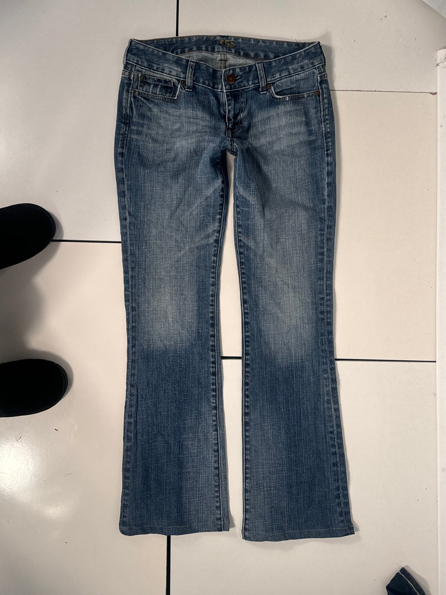 Lavtaljede jeans str: S