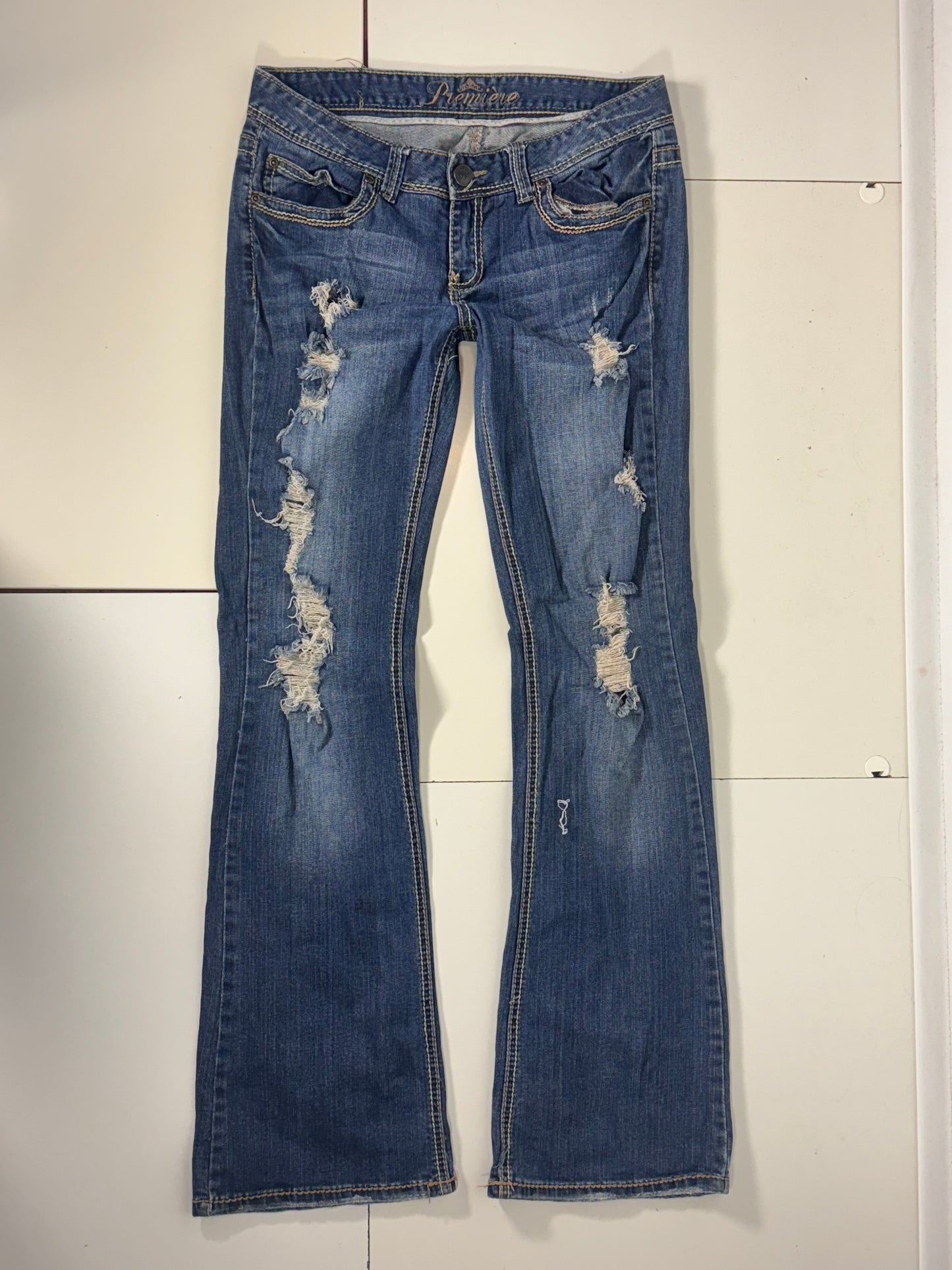 Lågmidjade jeans stl: S