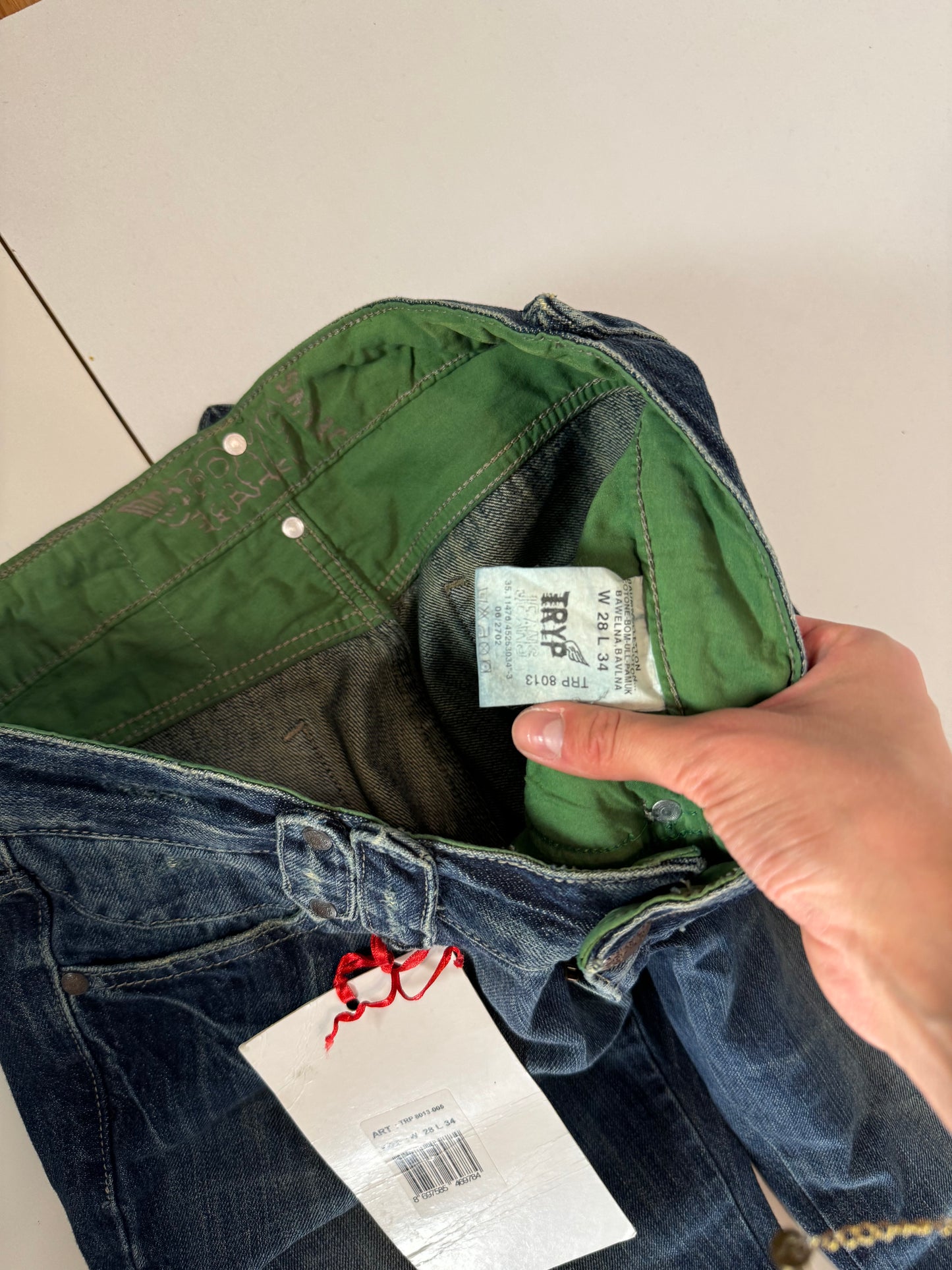 Lågmidjade jeans stl: S