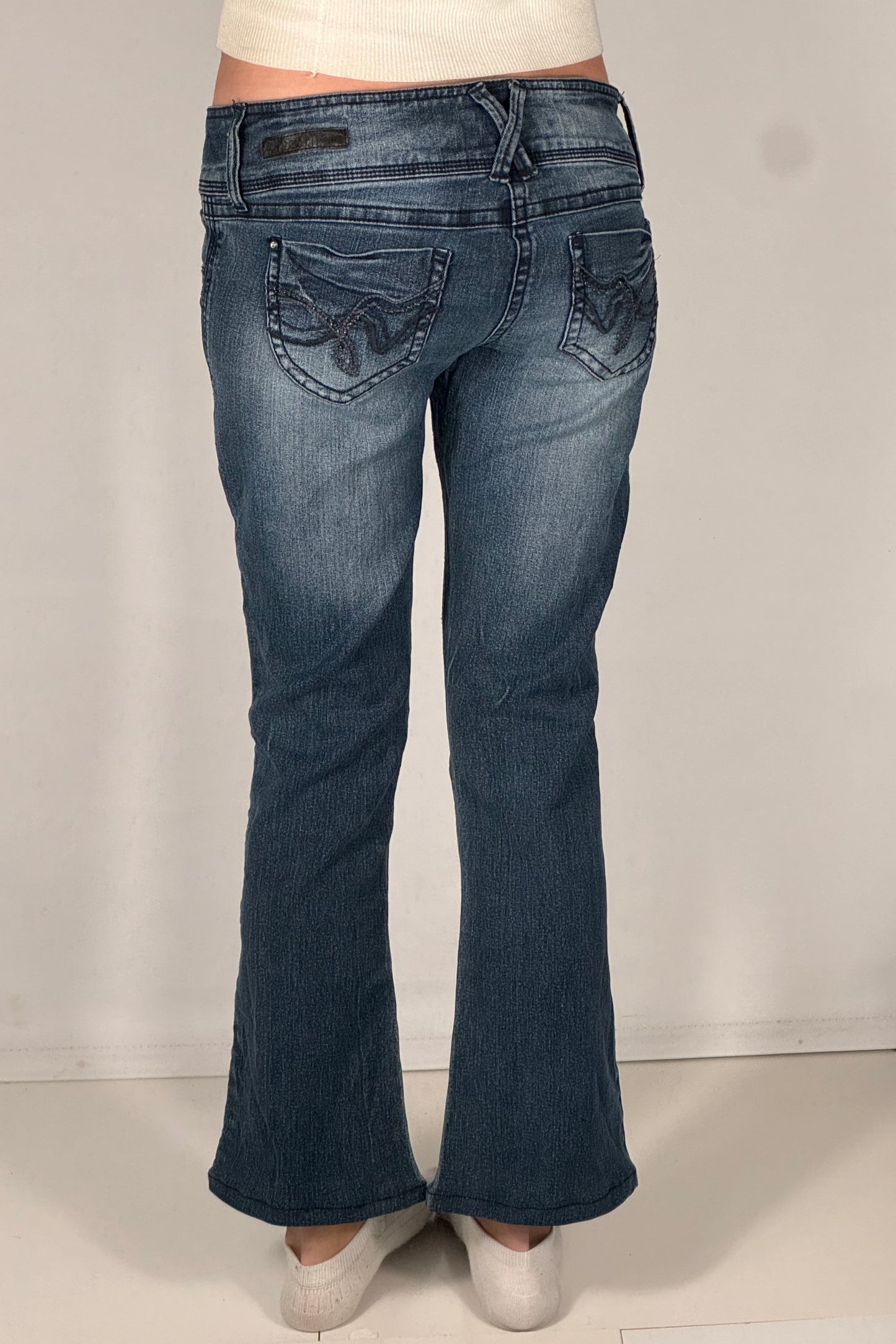 Lågmidjade jeans stl: S