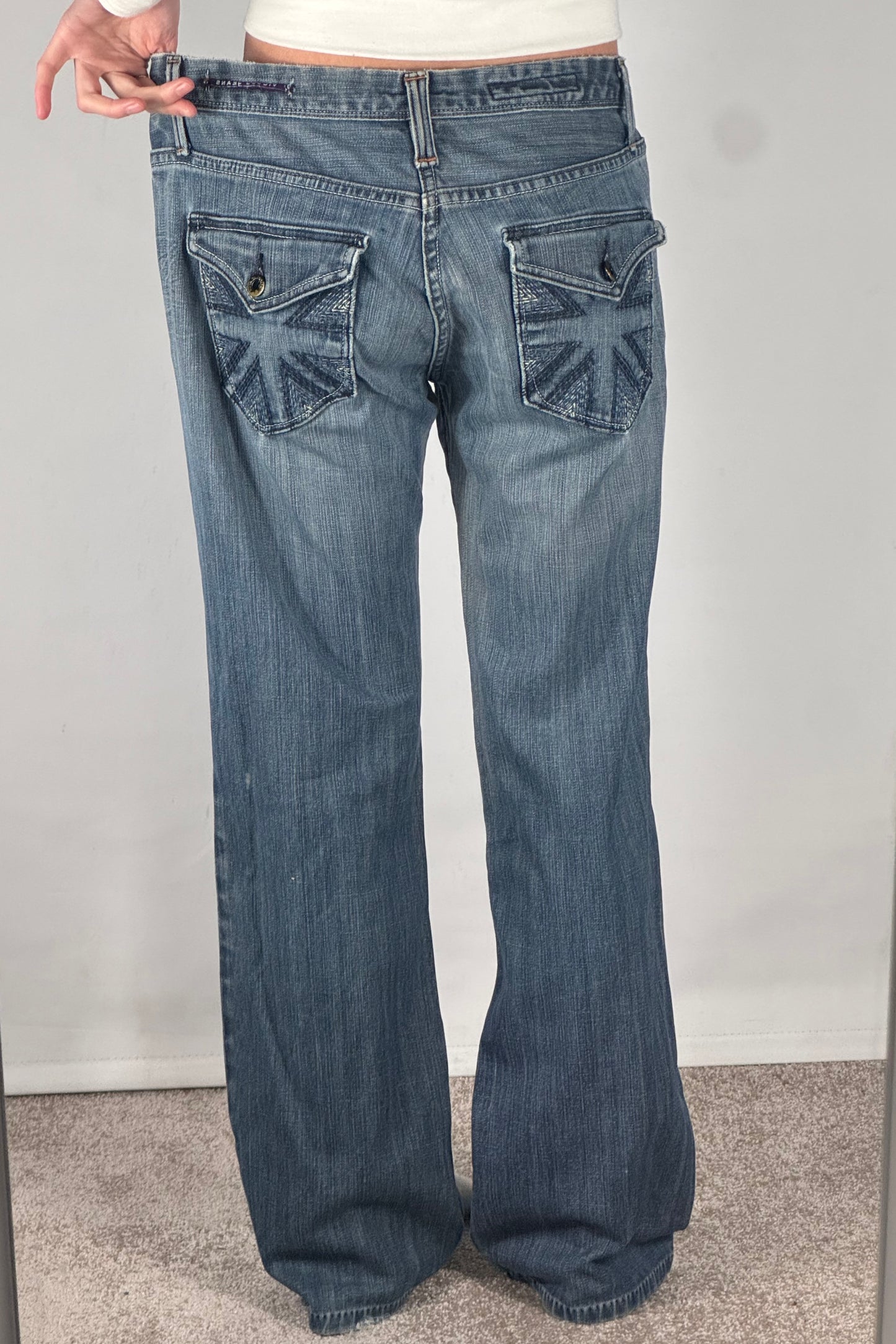 Lågmidjade jeans stl: M
