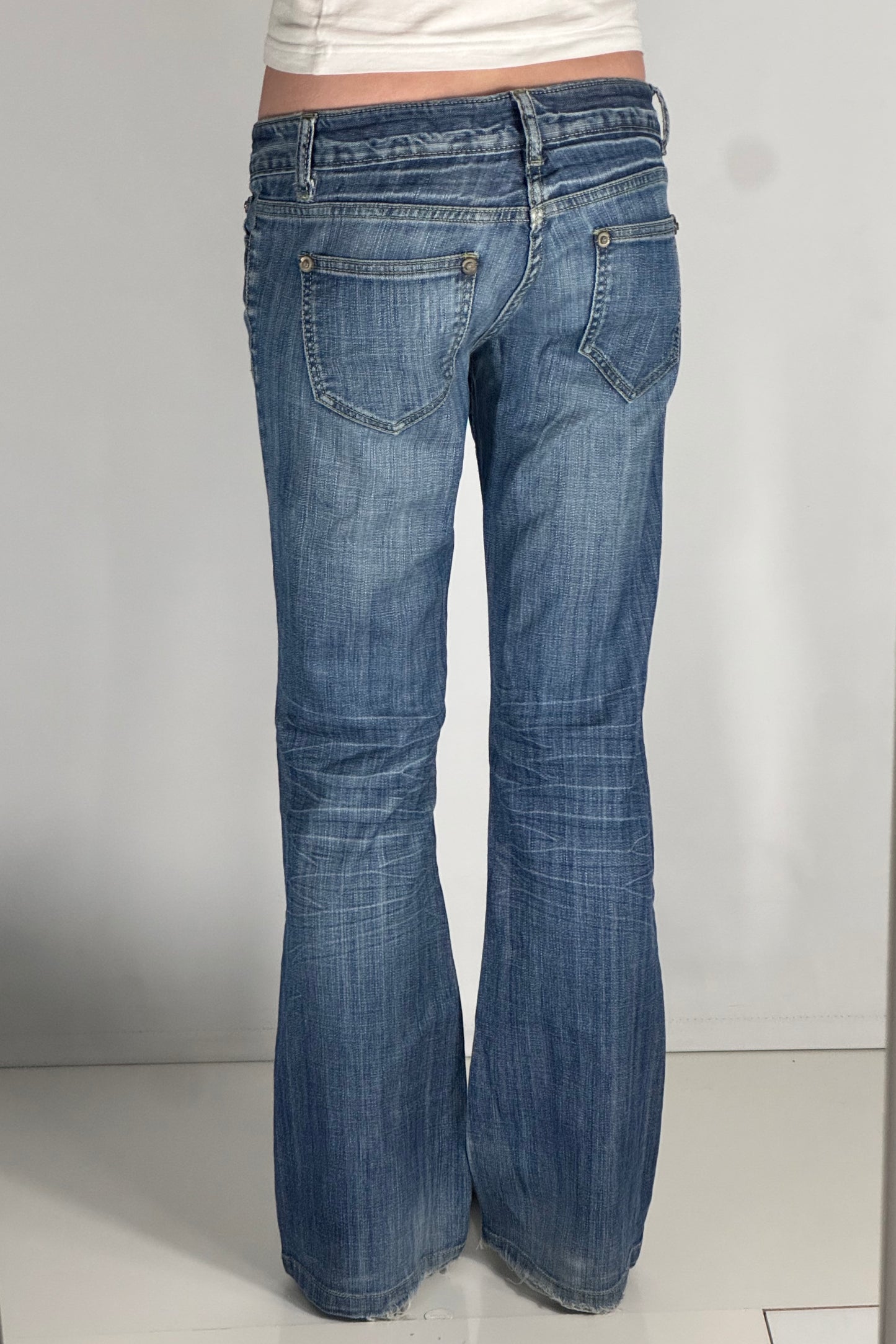 Lågmidjade jeans stl: S