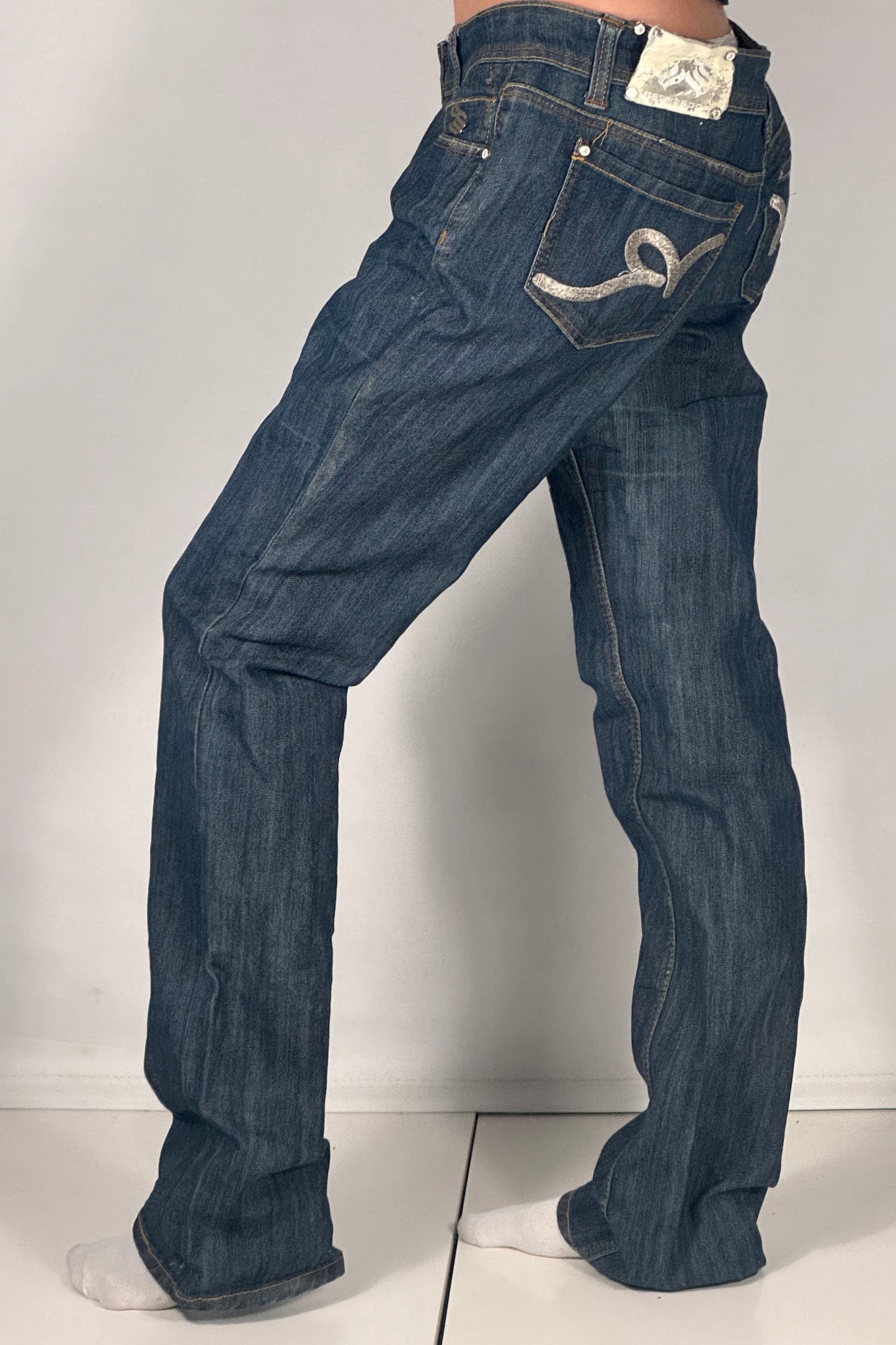 Lavtaljede jeans str: S