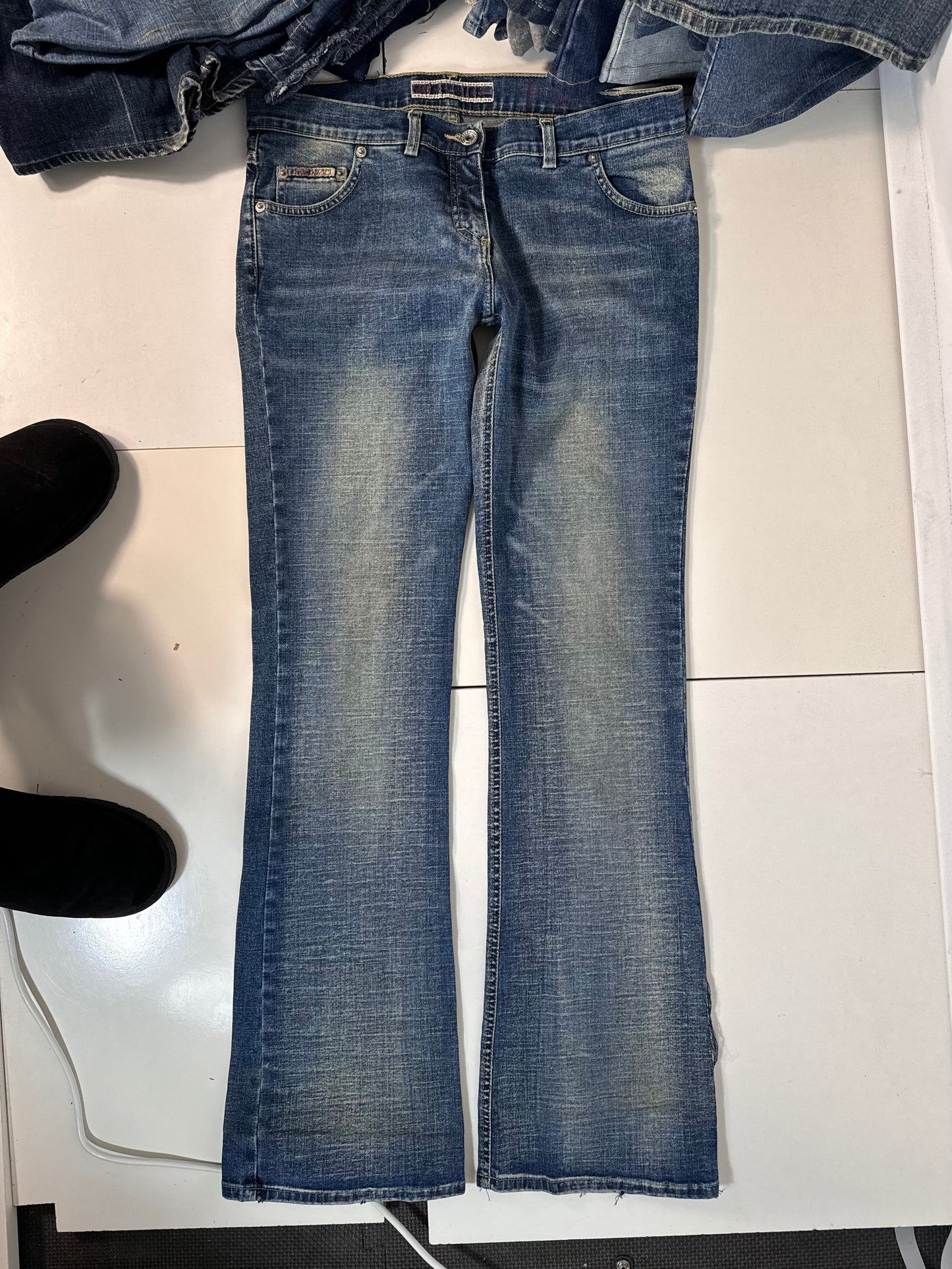 Lågmidjade jeans stl: S