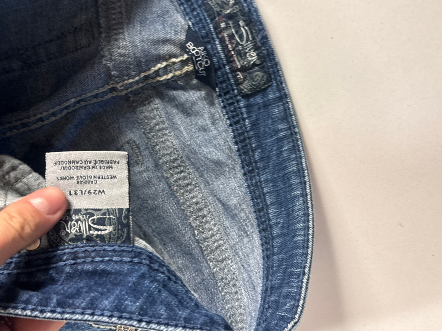 Lågmidjade jeans stl: S