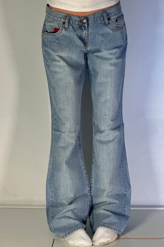 Lågmidjade jeans stl: M