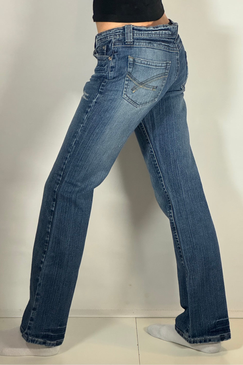 Lågmidjade jeans stl: S