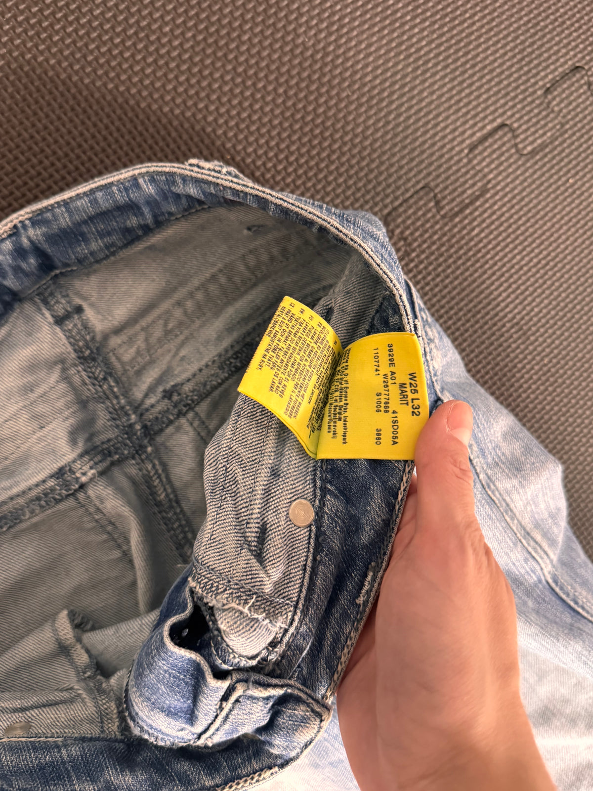 Lågmidjade jeans stl: XS