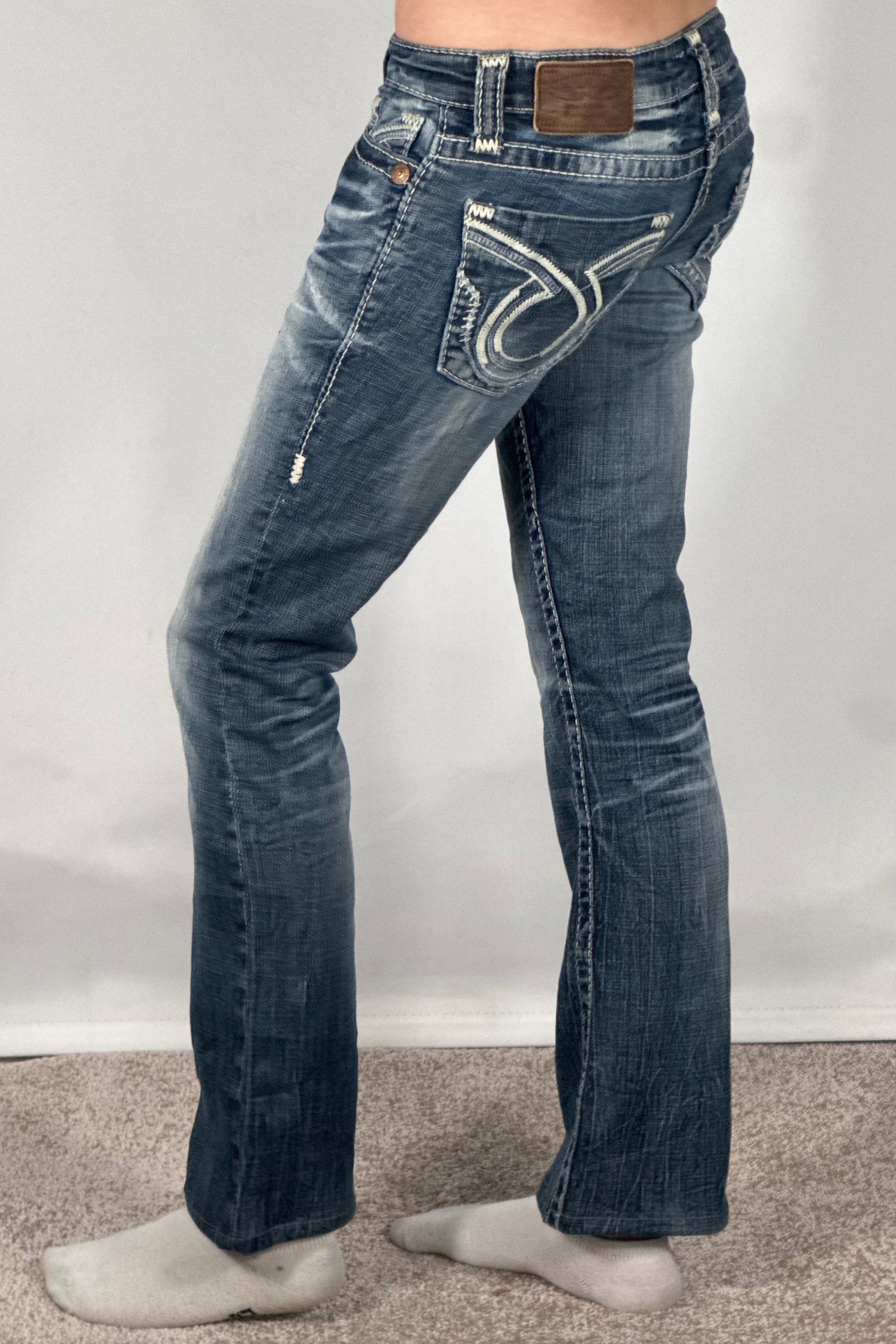 Lågmidjade jeans stl: XS
