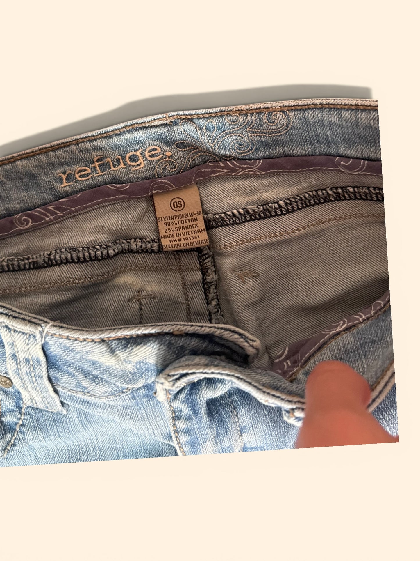 Lågmidjade jeans stl: XXS