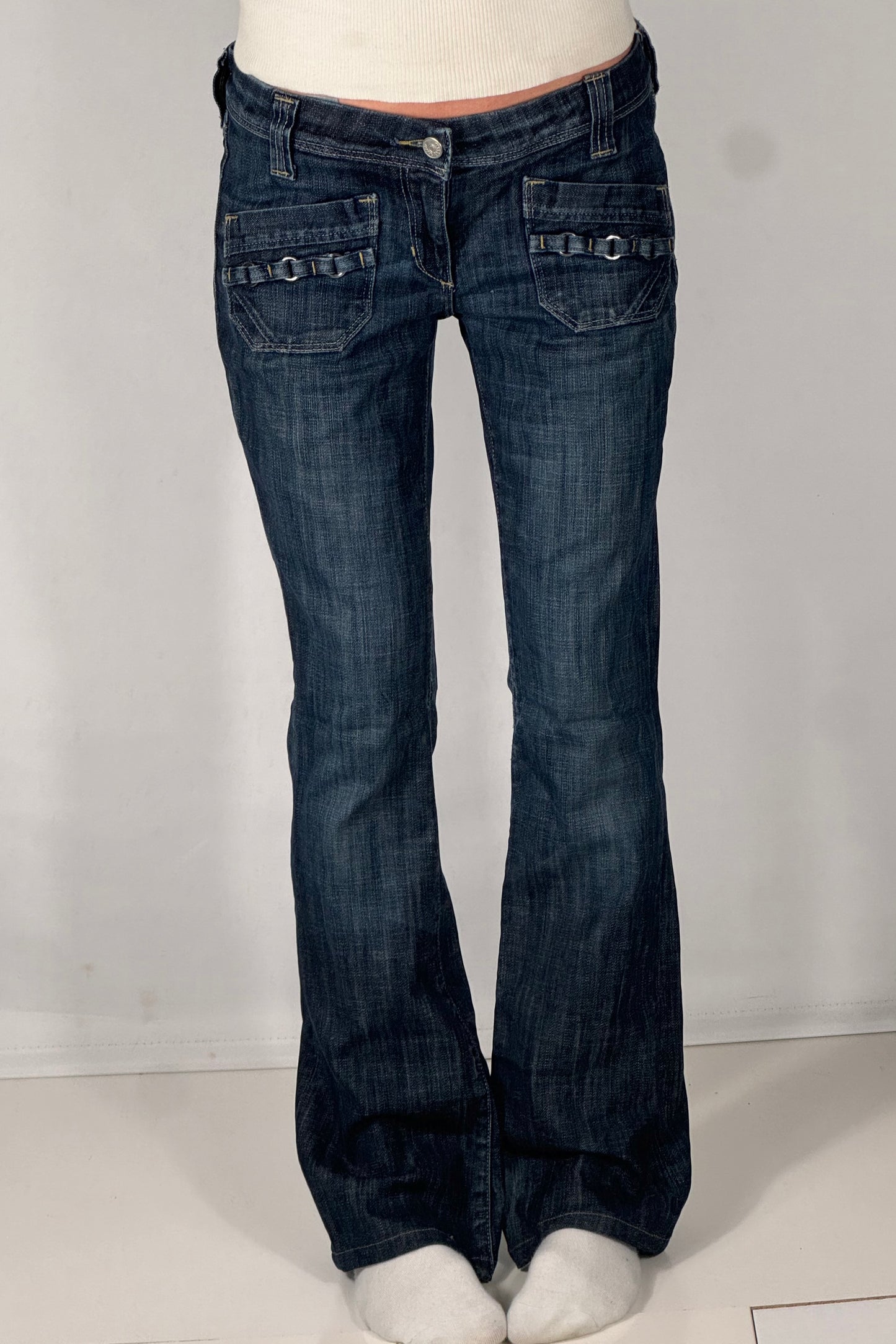 Lavtaljede jeans str: S/M