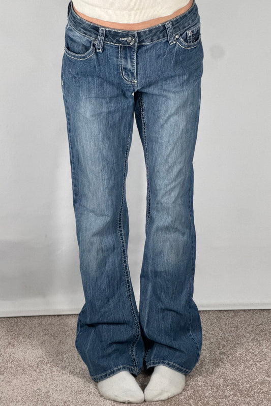Lågmidjade jeans stl: M