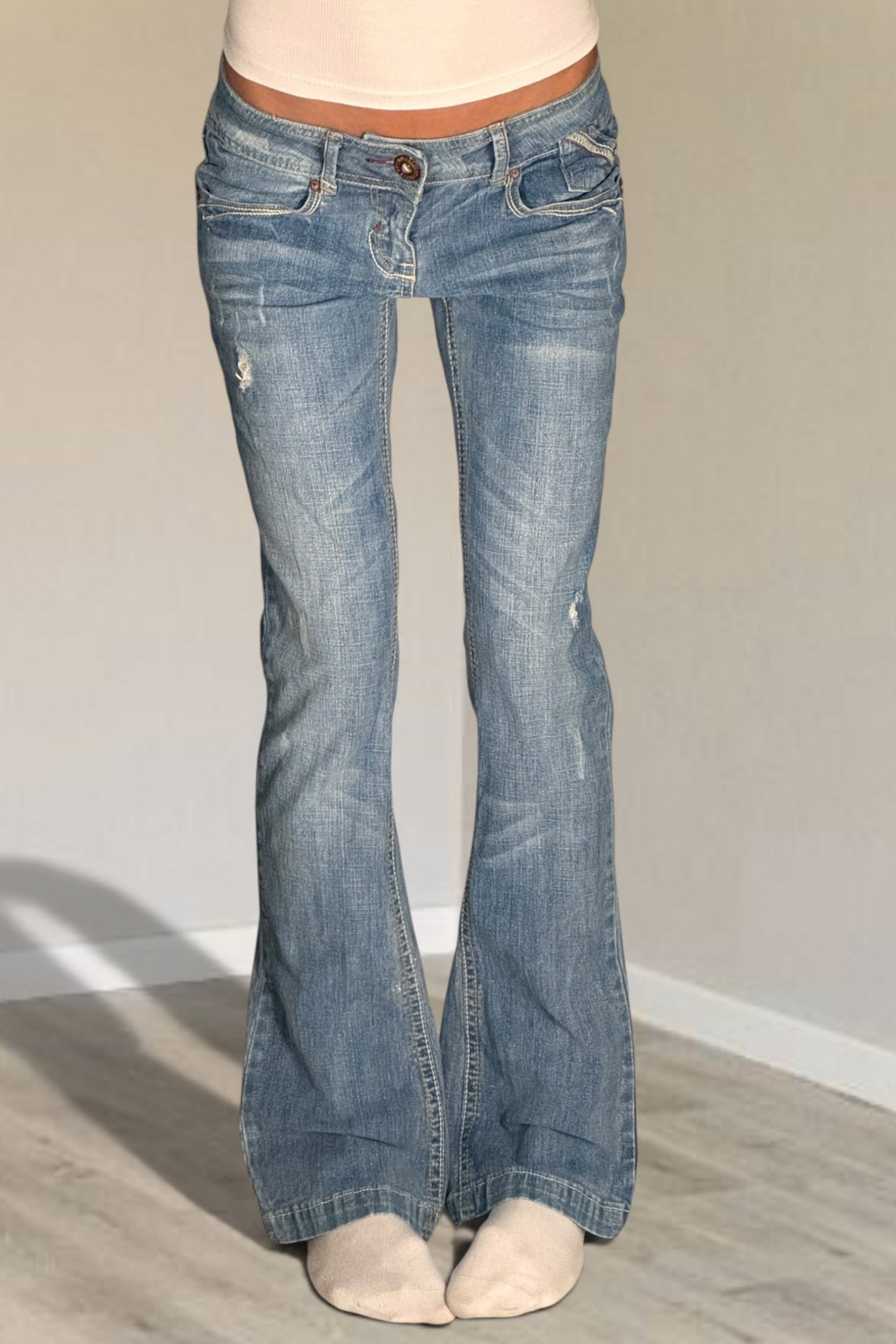 Lågmidjade jeans stl: XS