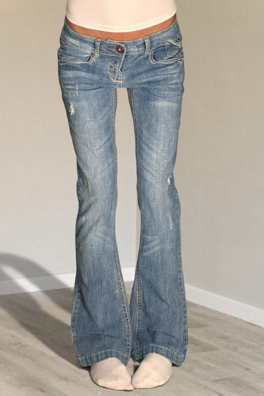 Lågmidjade jeans stl: XS