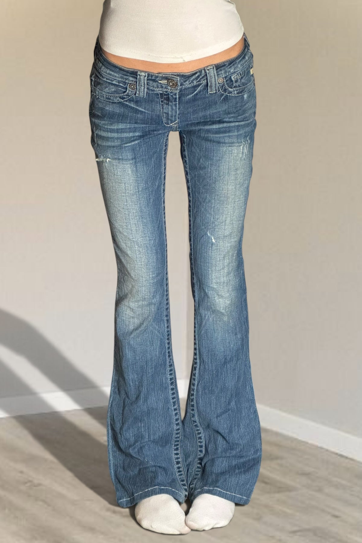 Lågmidjade jeans stl: XS