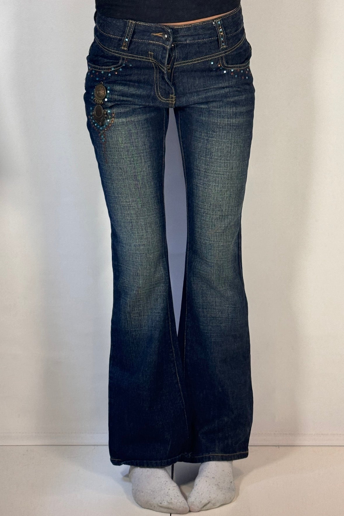 Lågmidjade jeans stl: XXS