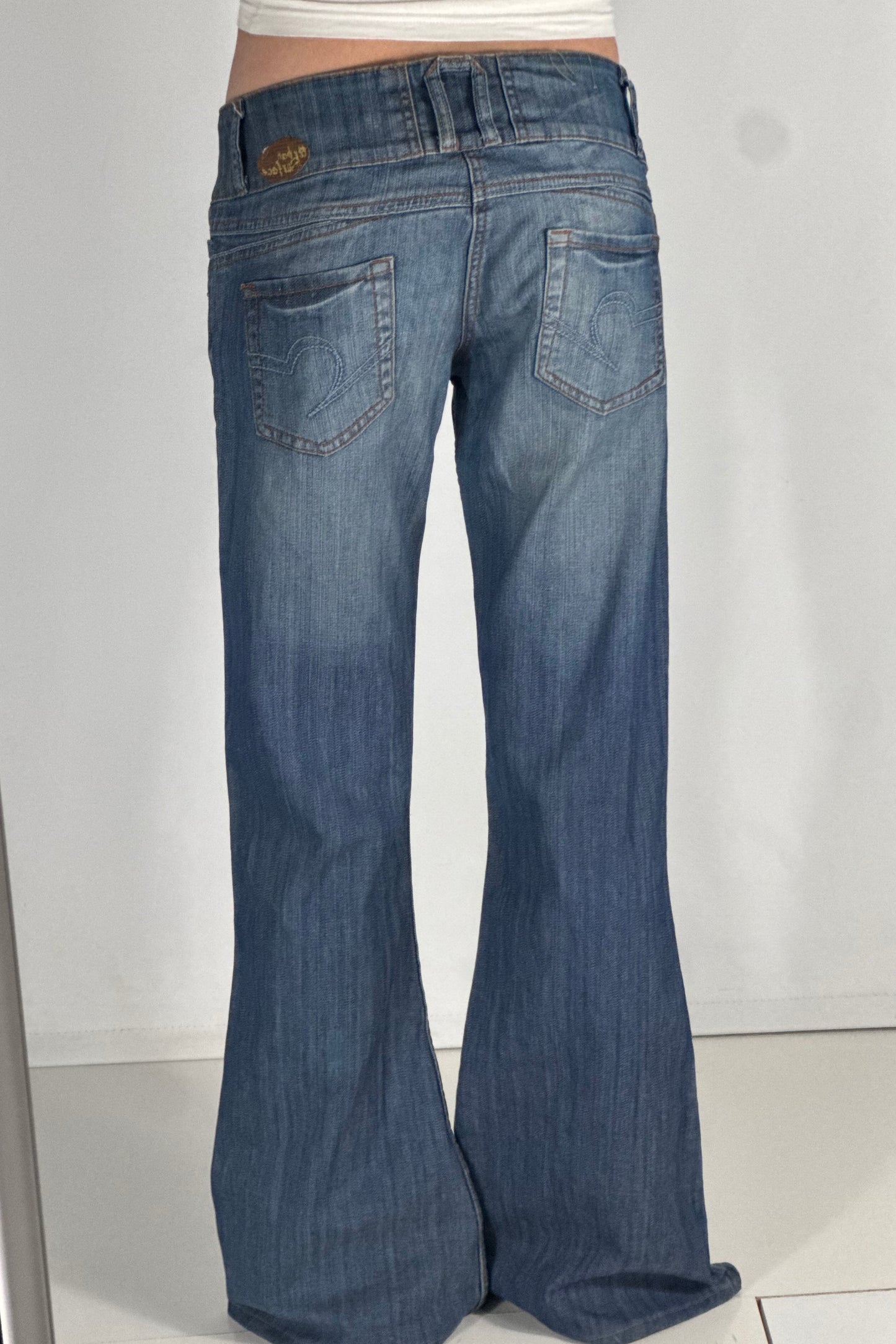 Lågmidjade jeans stl: S