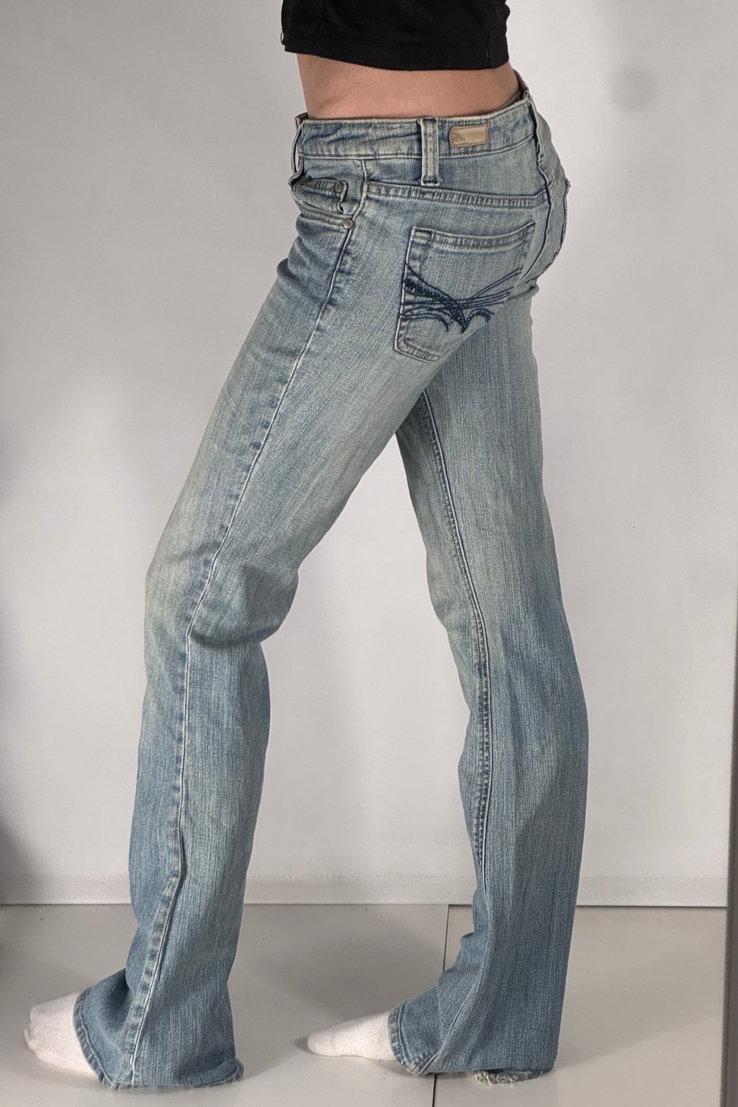 Lågmidjade jeans stl: S