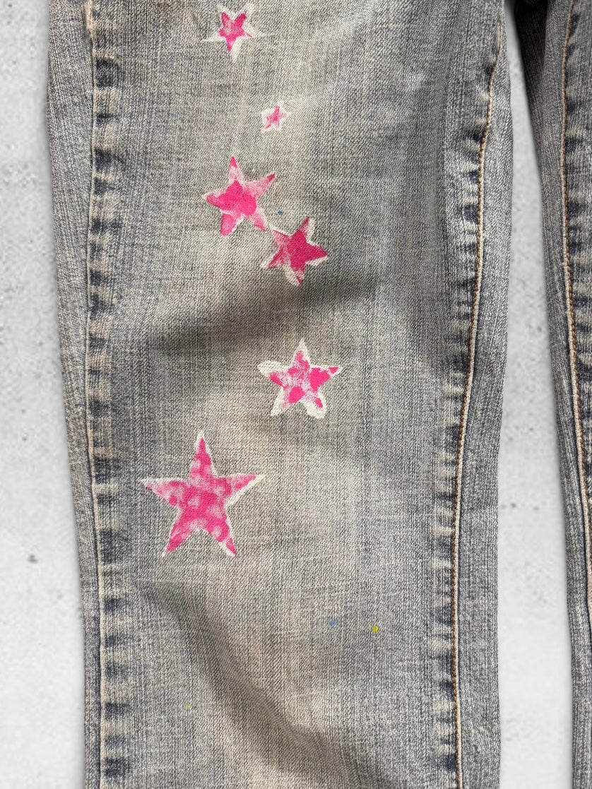 Utsvängda jeans stl: S