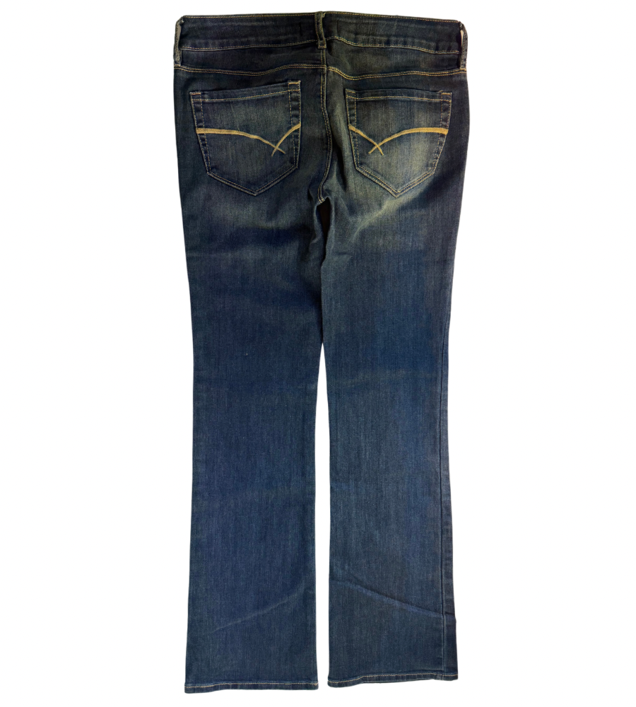 Lågmidjade jeans–stl: S