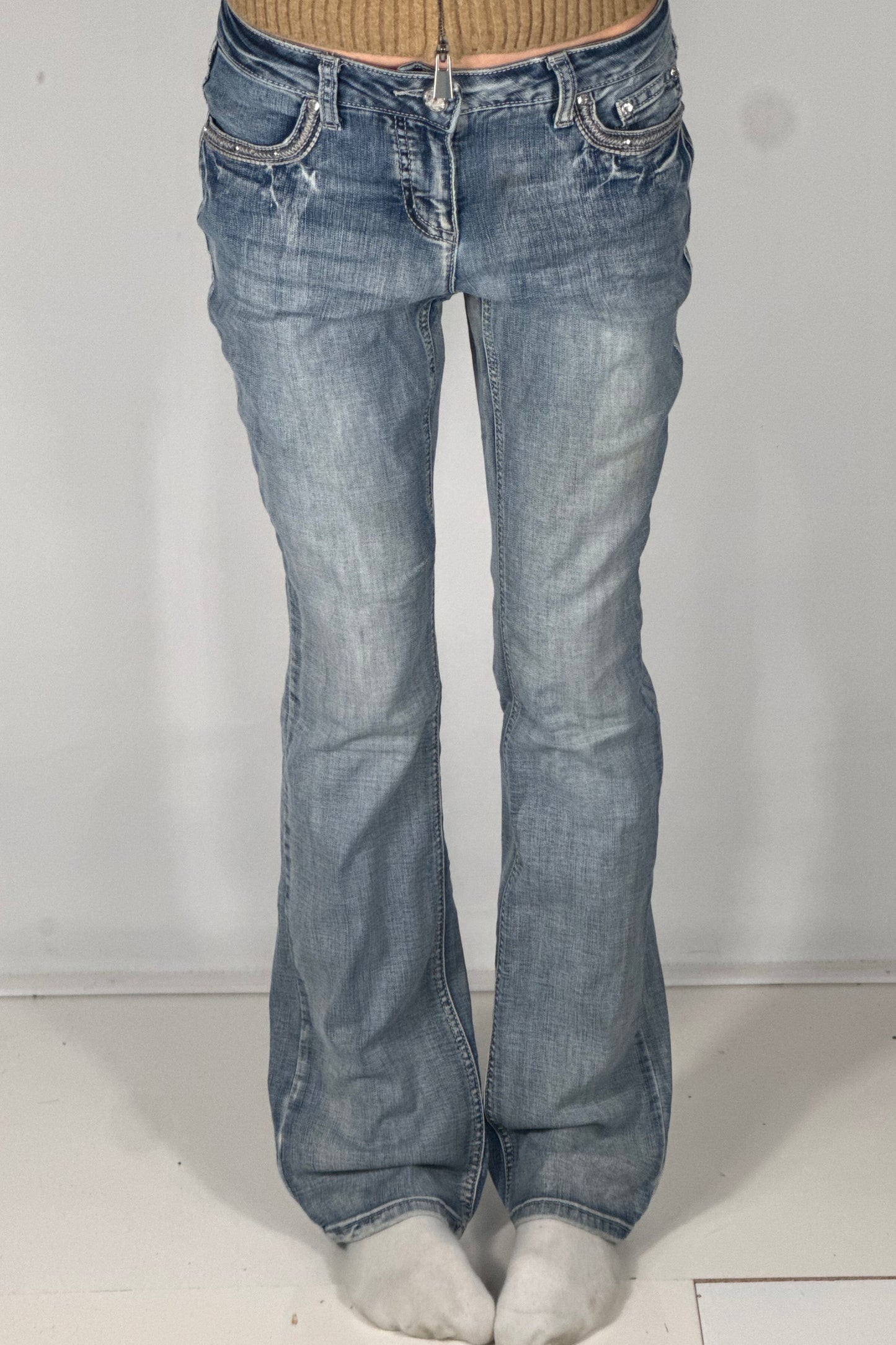 Lågmidjade jeans stl: XS