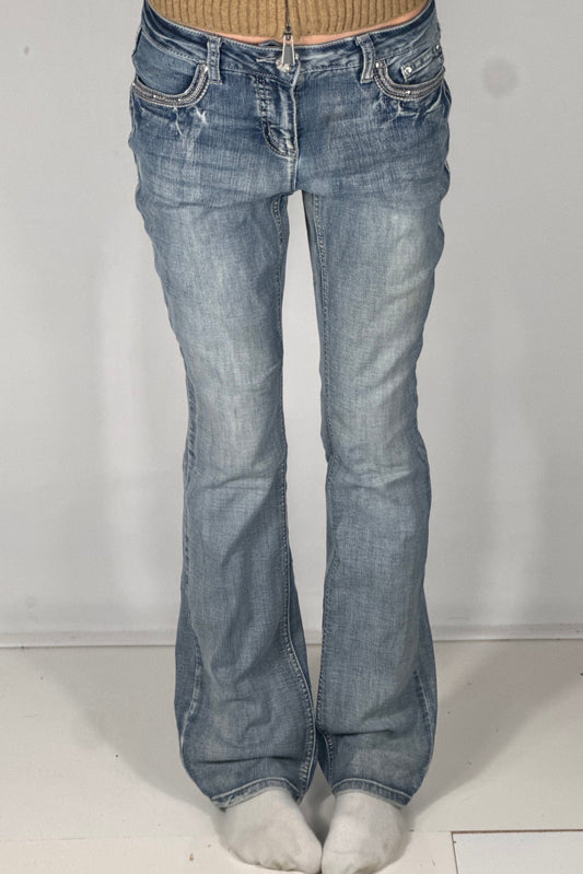 Lågmidjade jeans stl: XS