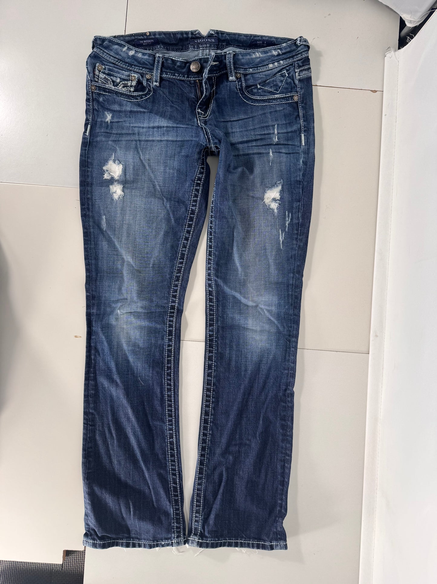Lågmidjade jeans stl: M