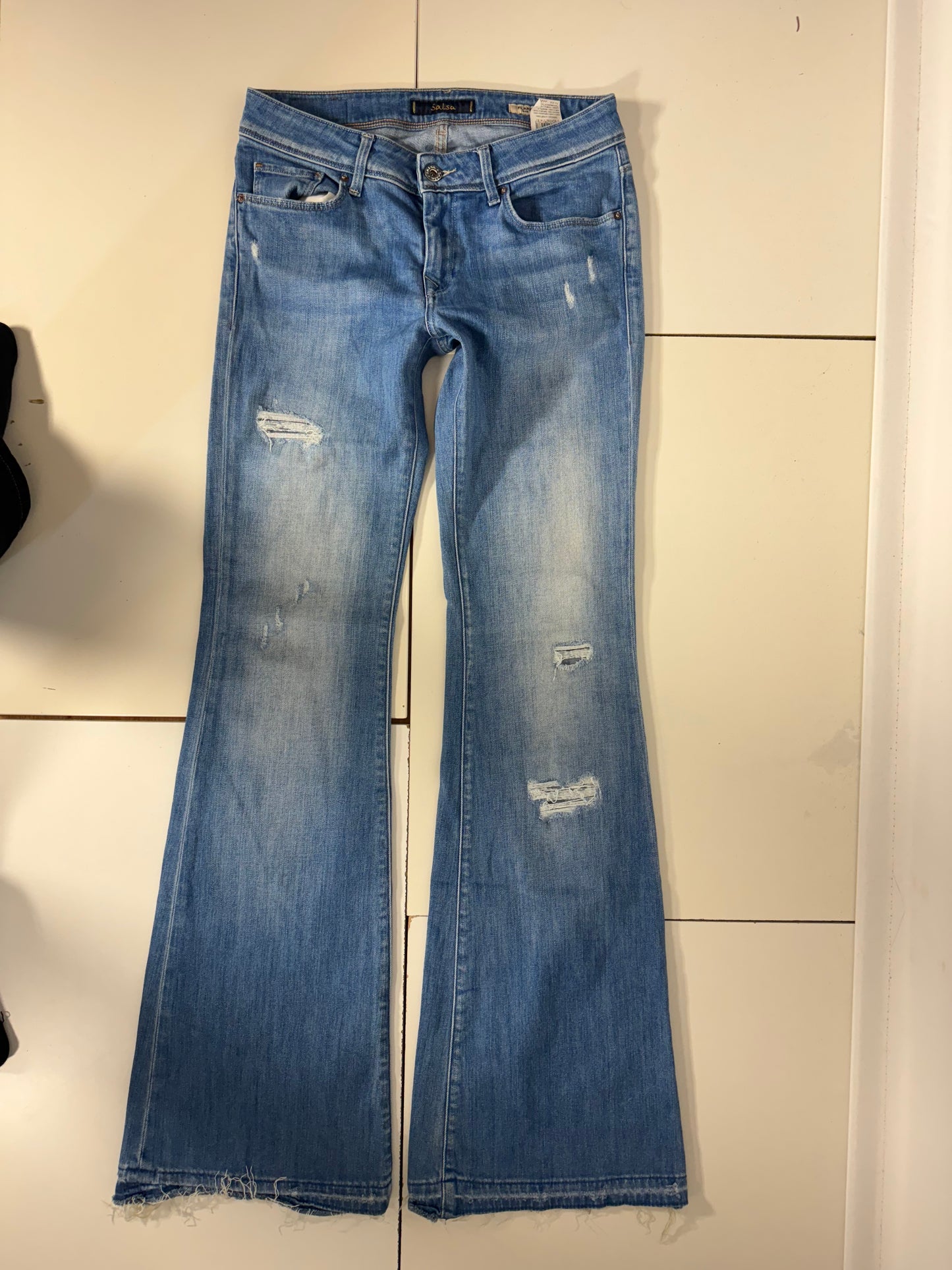 Lågmidjade jeans stl: S