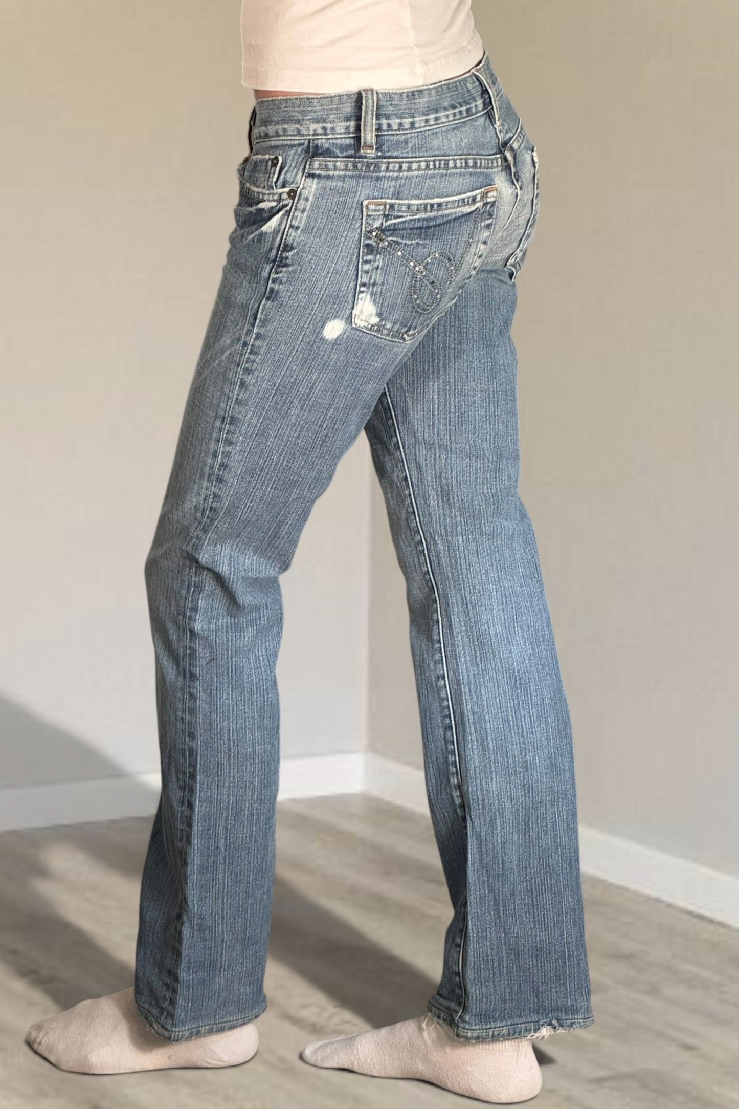 Lågmidjade jeans stl: XS