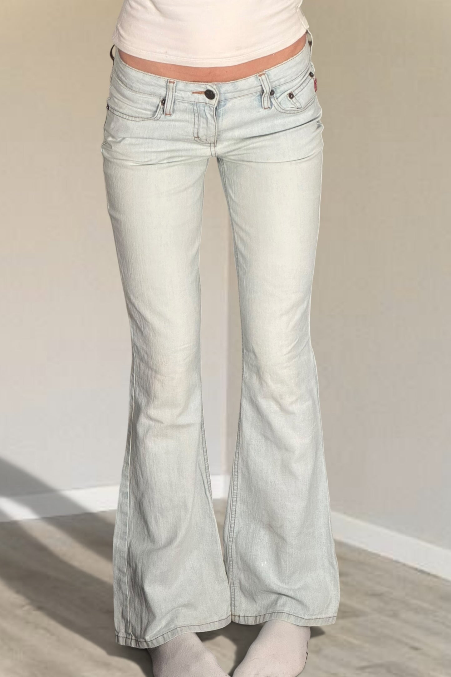 Lågmidjade jeans stl: XS