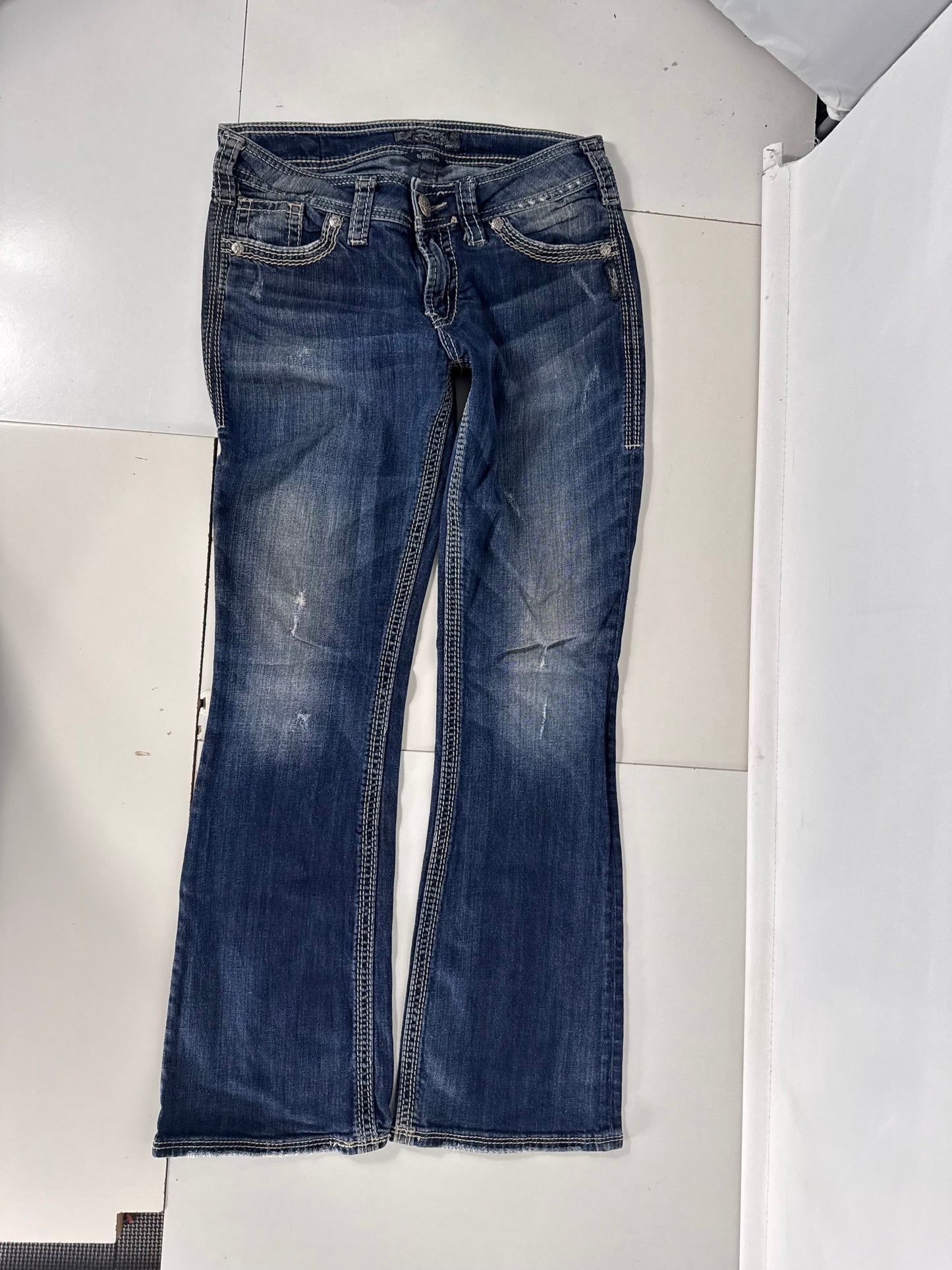 Lågmidjade jeans stl: S
