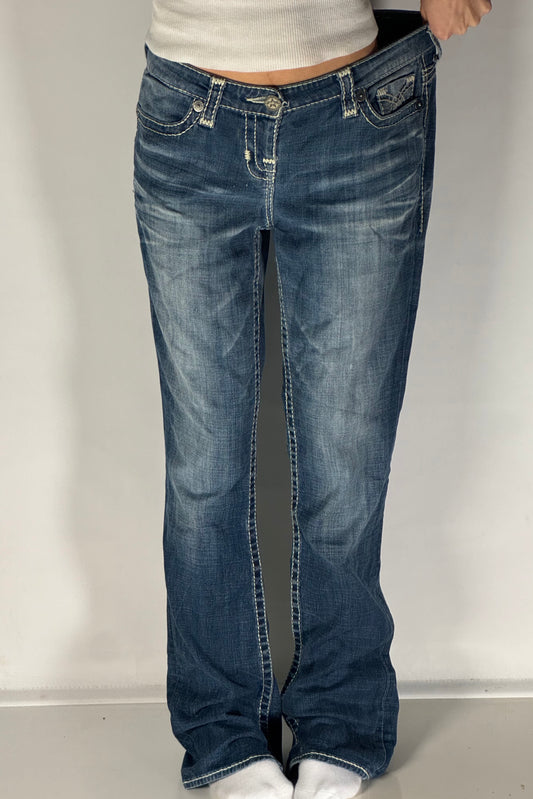 Lågmidjade jeans stl: M