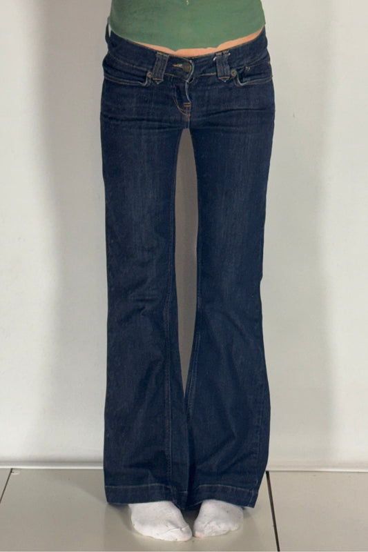 Lågmidjade jeans–stl: XS