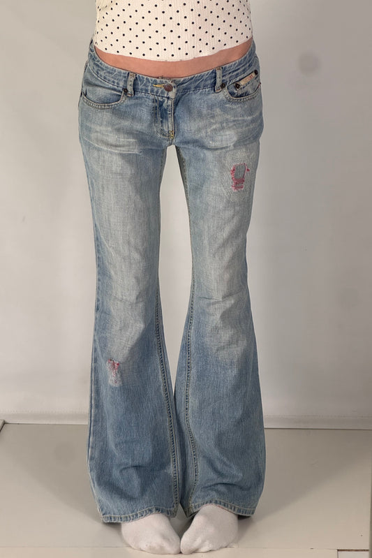 Lågmidjade jeans stl: XS/S