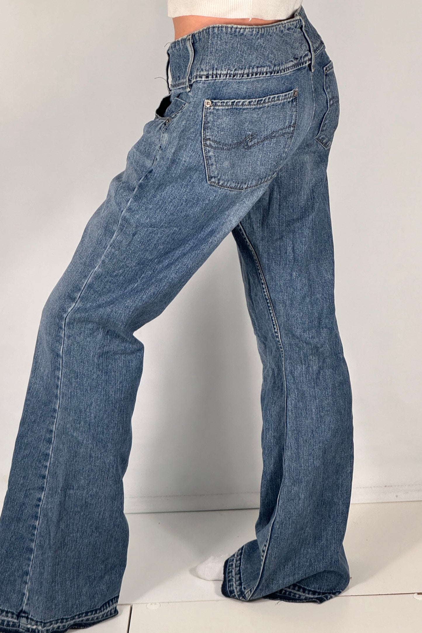 Lågmidjade jeans stl: M