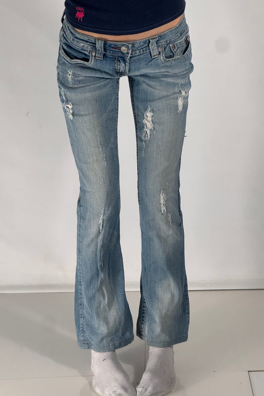 Lågmidjade jeans stl: XS