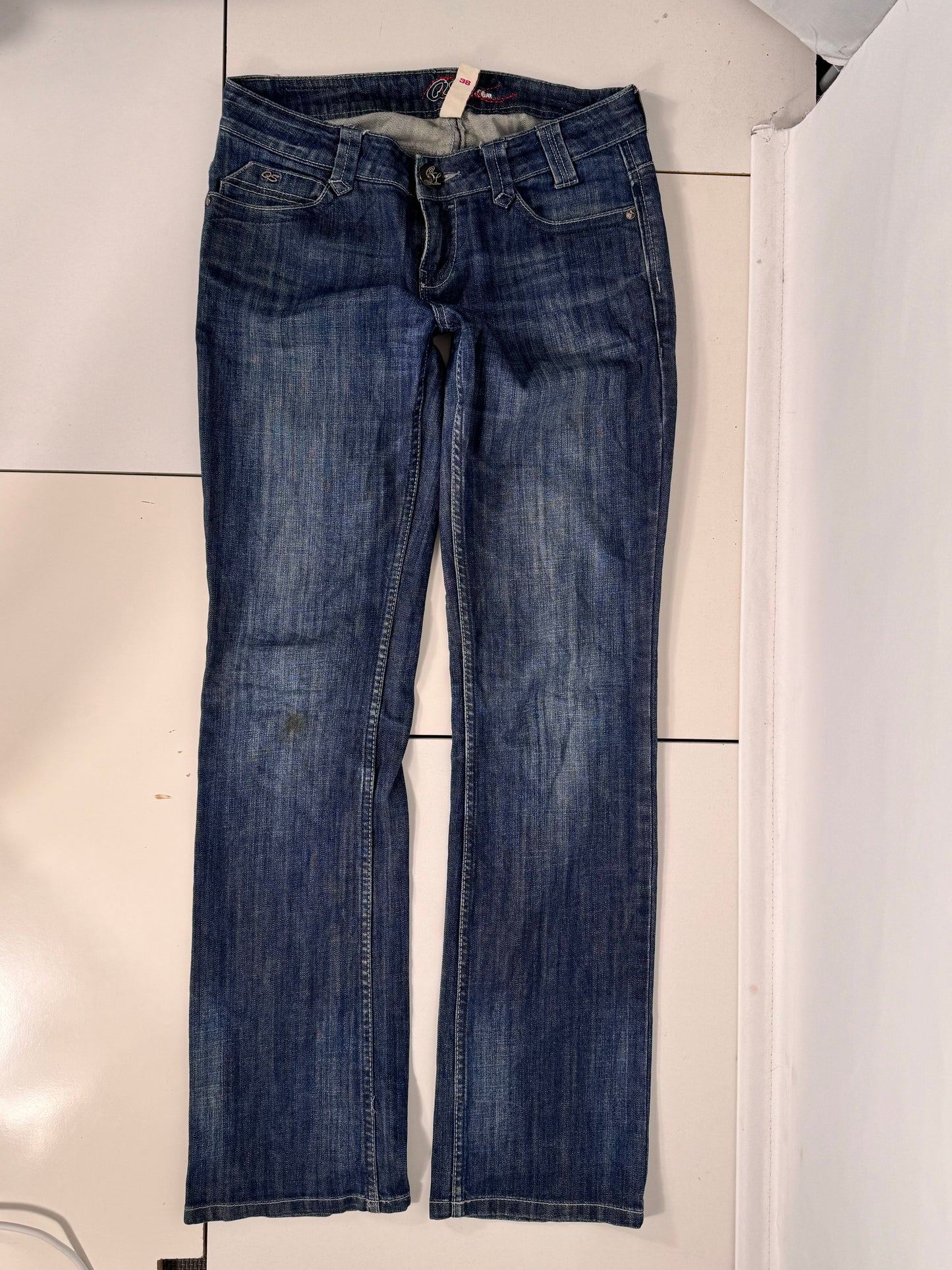 Lavtaljede jeans str: S/M