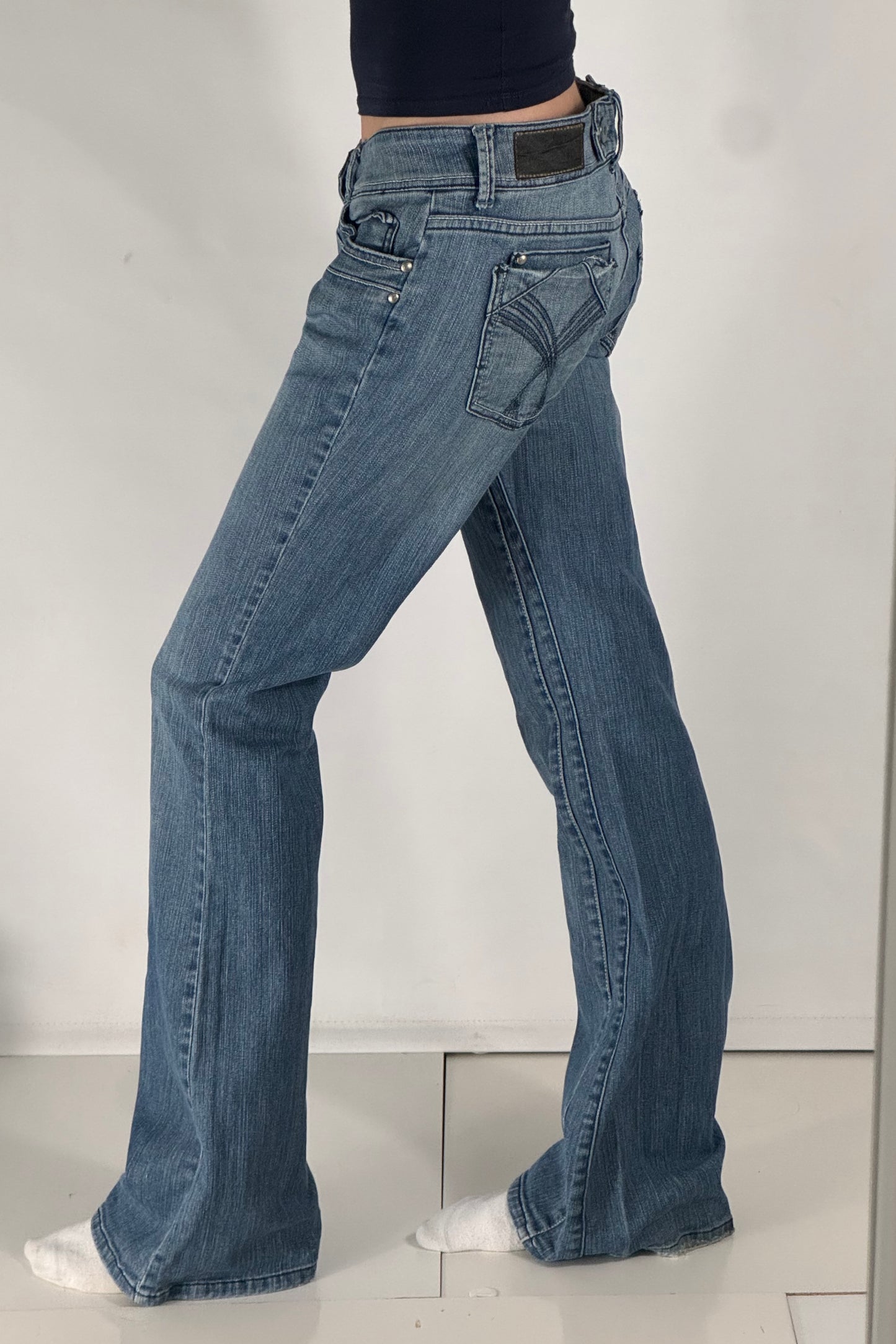 Lågmidjade jeans stl: S