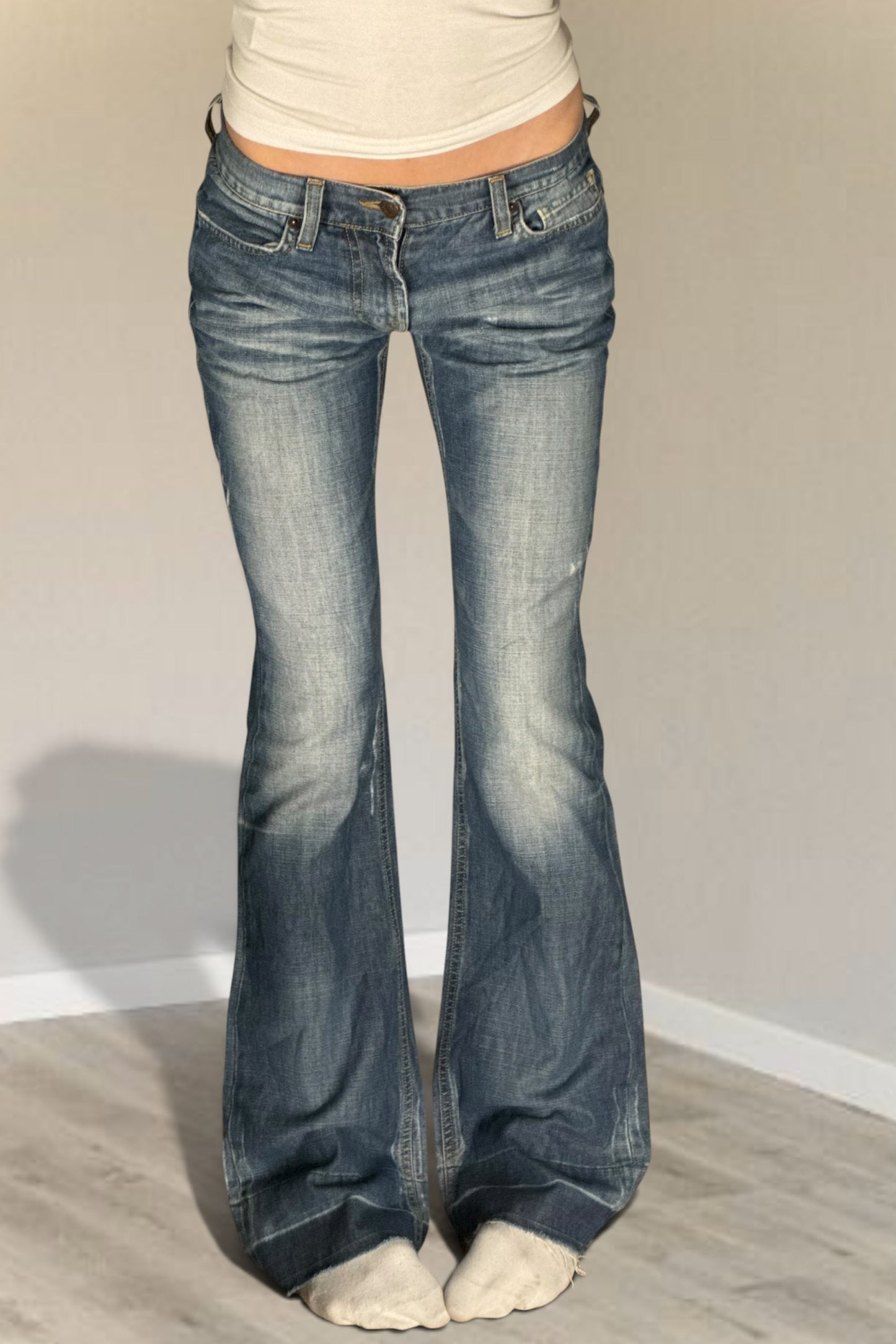 Lågmidjade jeans stl: XS/S