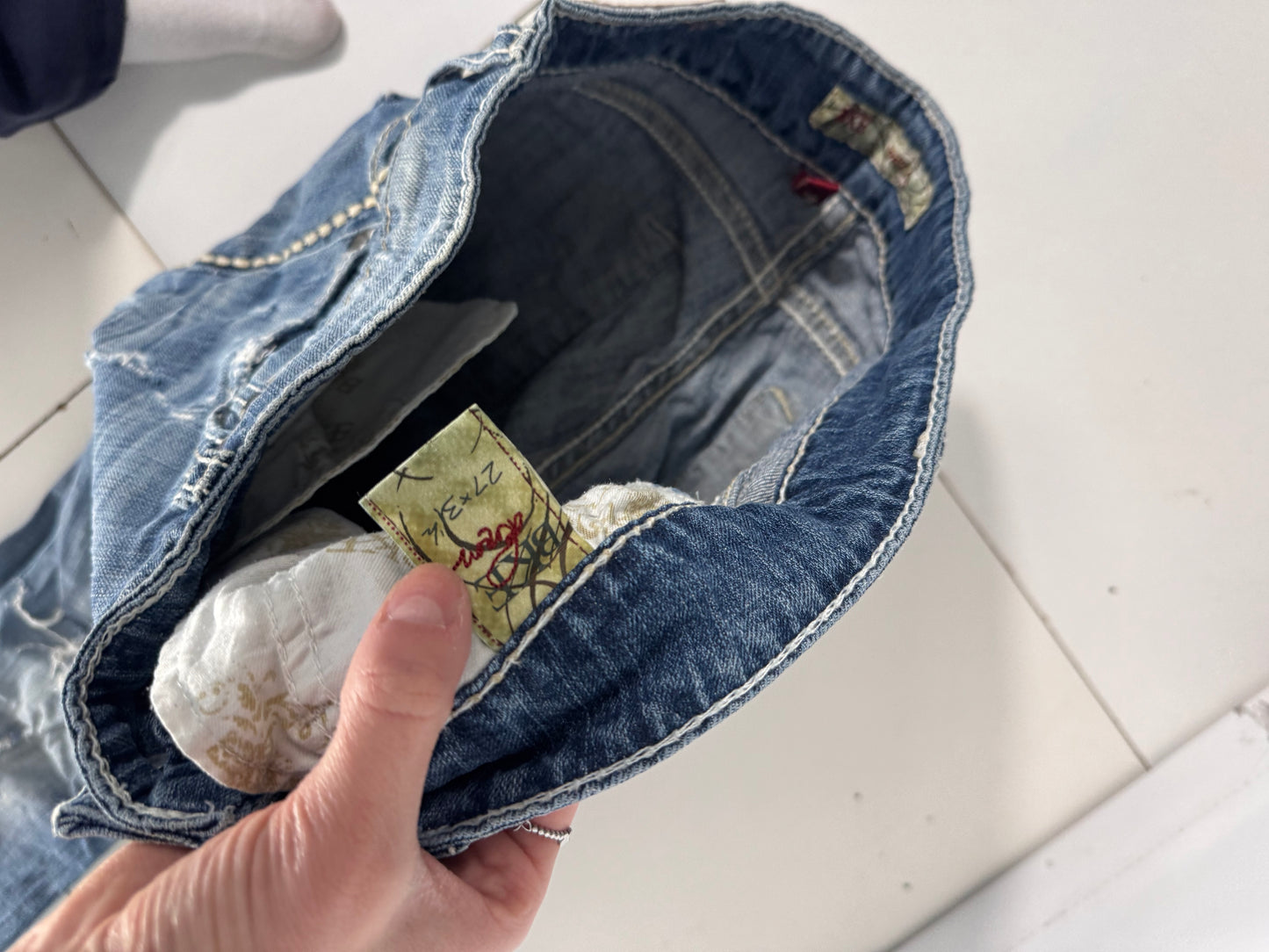 Lågmidjade jeans stl: XS