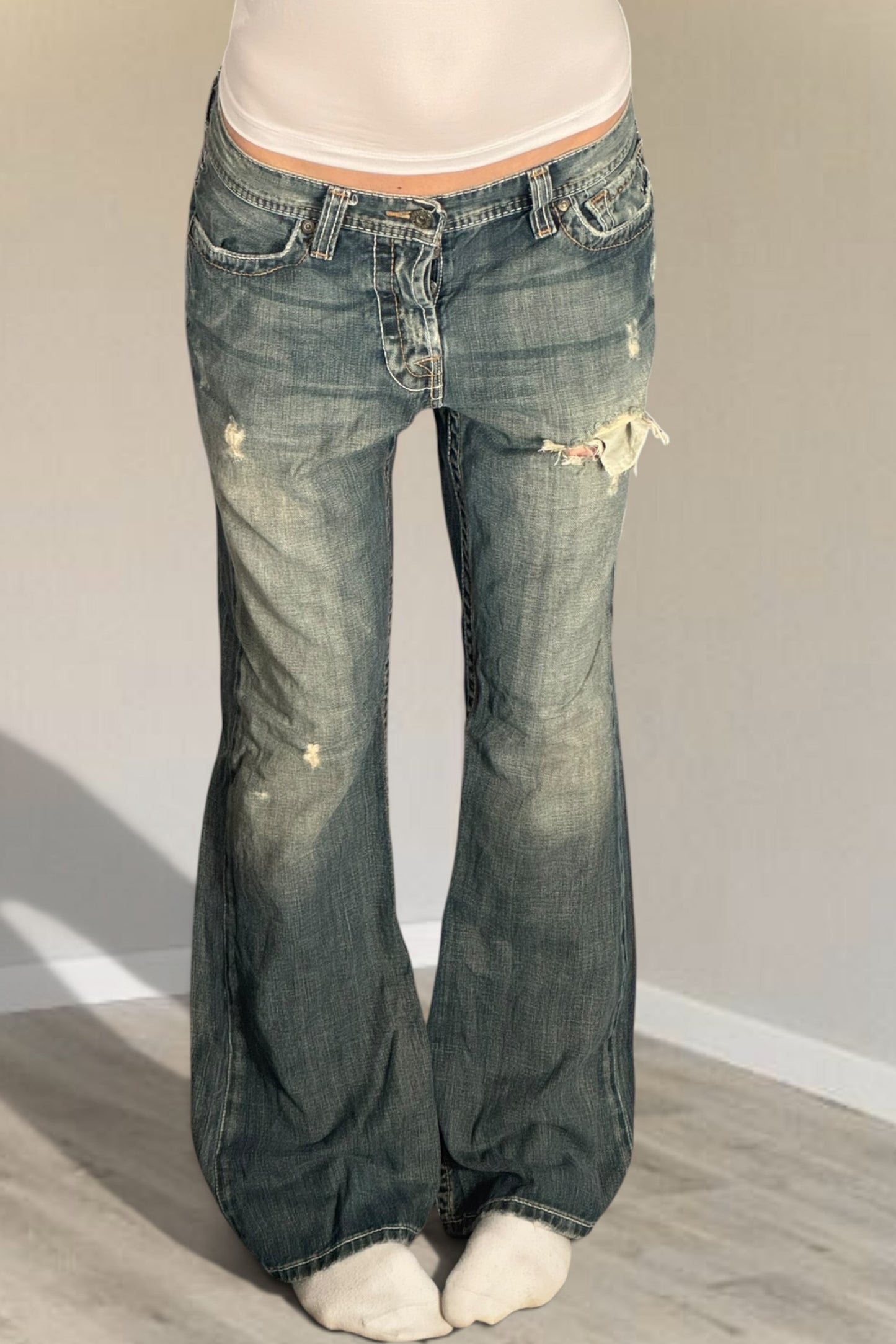 Lågmidjade jeans stl: S