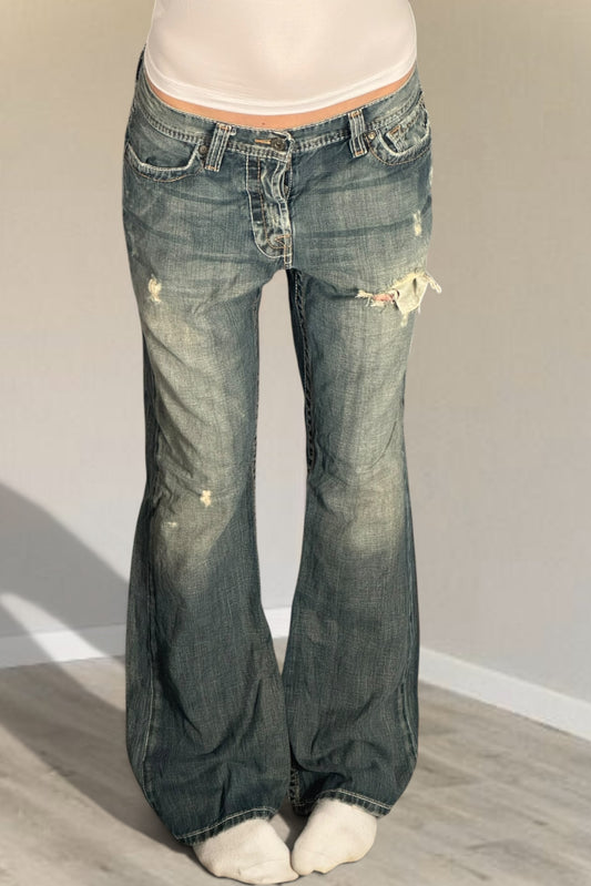 Lågmidjade jeans stl: S