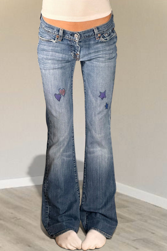 Lågmidjade jeans stl: XS