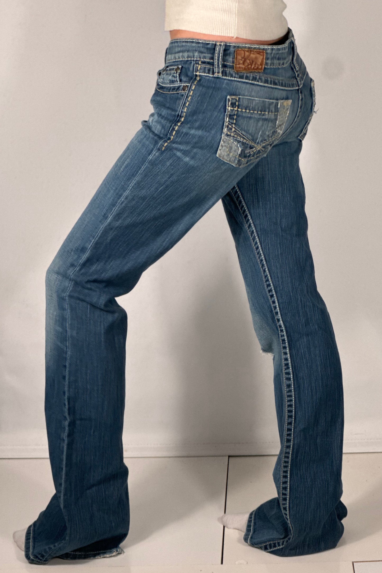 Lågmidjade jeans stl: S/M