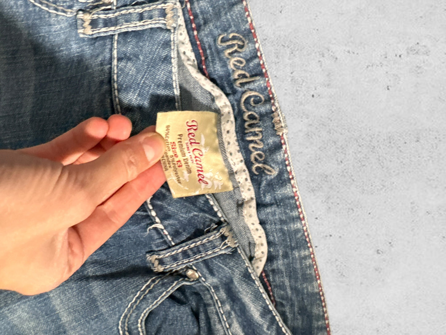 Lågmidjade jeans stl: M